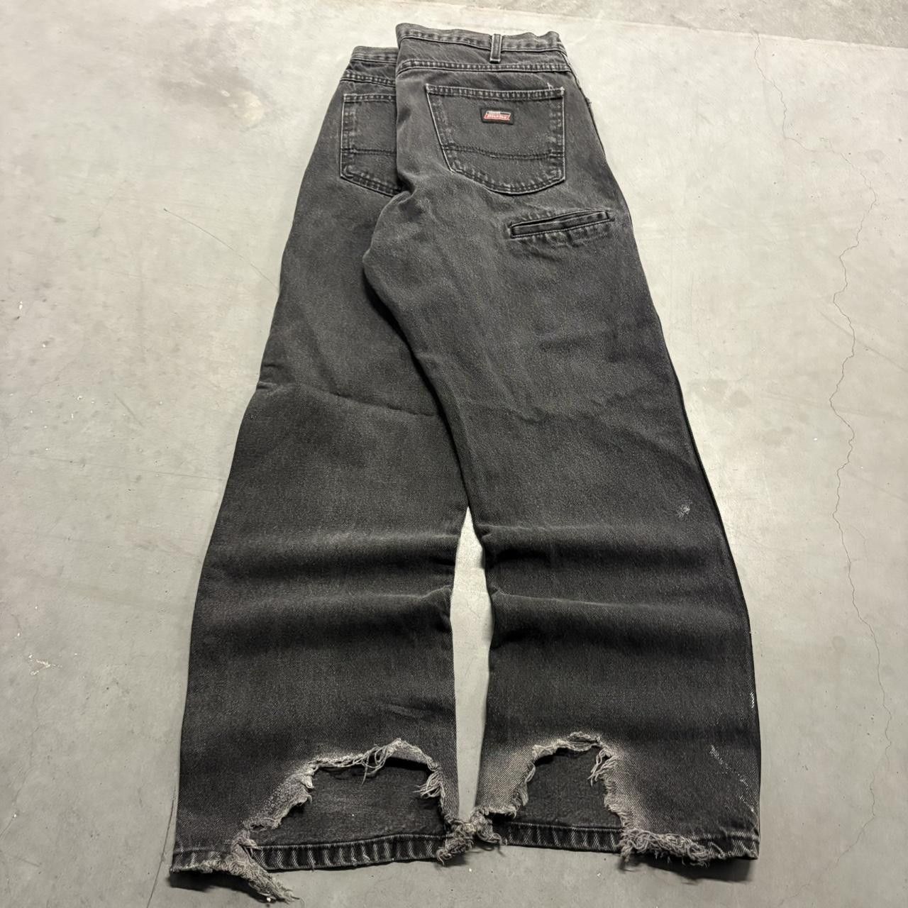 Dickies Crazy Vintage Y2K/2000s Super Baggy Wideleg Dickies Black Skater Style Denim Jeans! Size US 38 / EU 54 - 5 Thumbnail