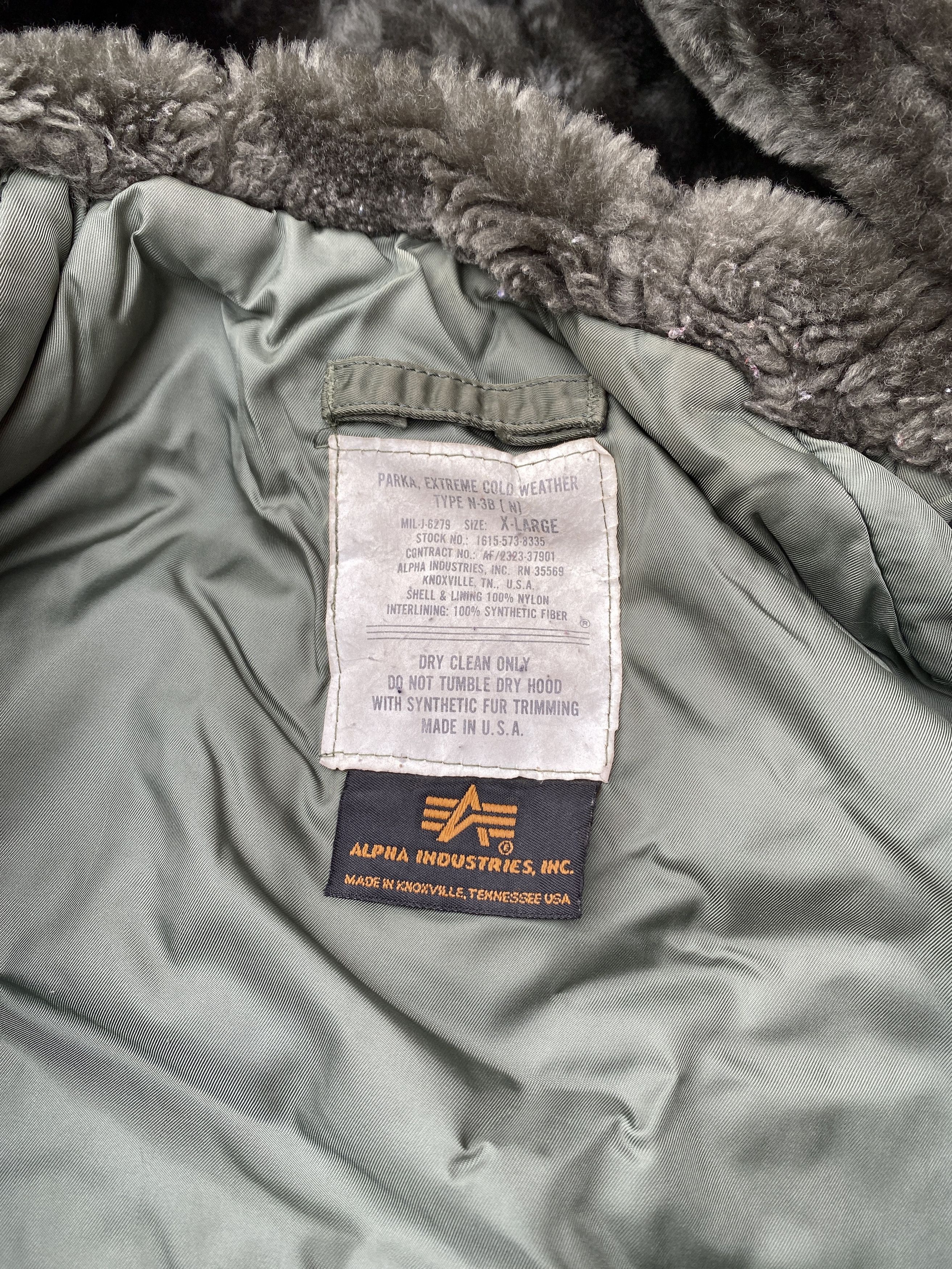 Alpha Industries PARKA, EXTREME GOLD WEATHER TYPE N-3B Size US XL / EU 56 / 4 - 4 Thumbnail