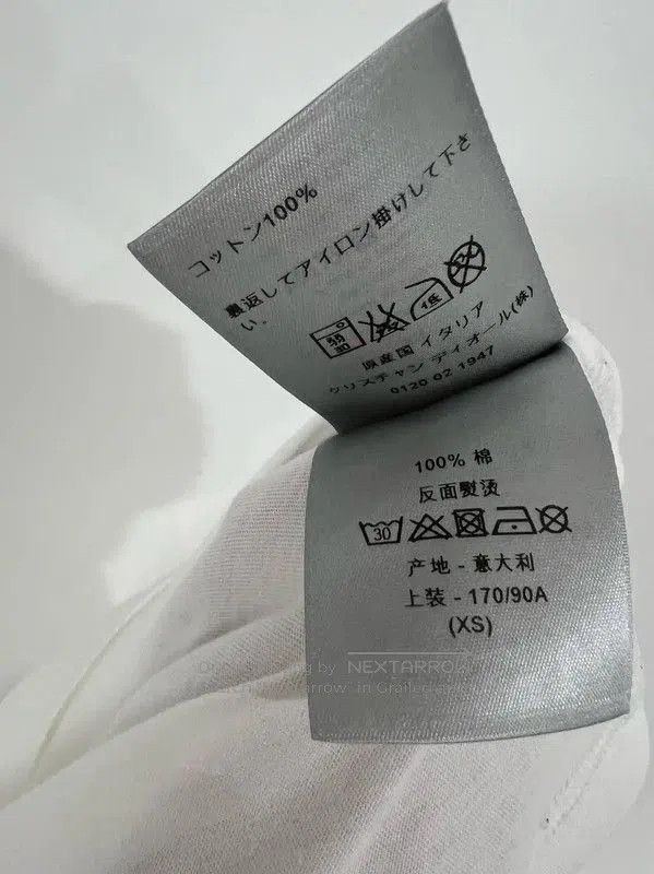 Dior Dior White Cotton Short Sleeve T. Size XS / US 0-2 / IT 36-38 - 6 Thumbnail
