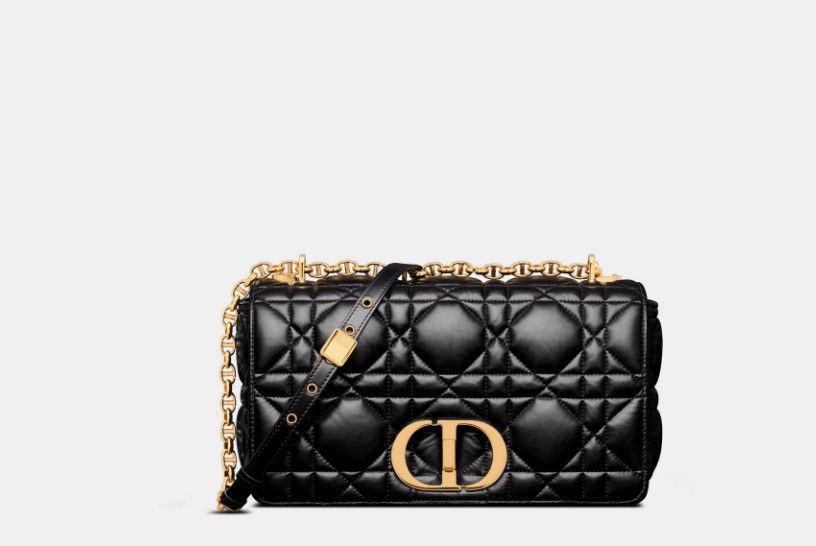 Dior o1w1db10425 M9243U Size: OS / Large Caro Bag in Black Size ONE SIZE - 2 Thumbnail