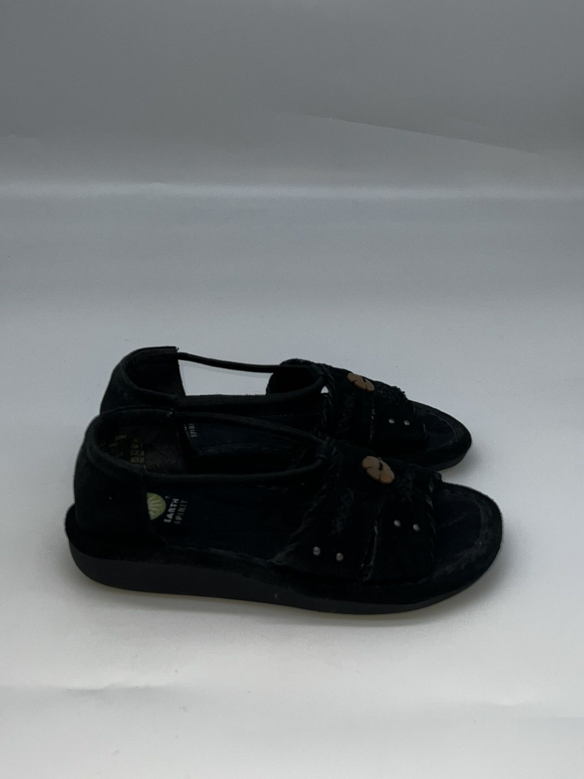 Other Earth Spirit Women's Black Suede Slip-On Shoes Size 7W Bead Size US 7 / IT 37 - 4 Thumbnail