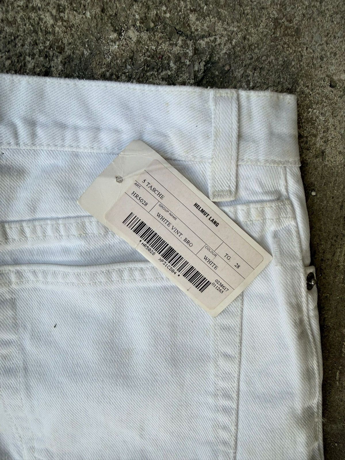 Helmut Lang helmut lang 2003 archive white jeans Size 28" / US 6 / IT 42 - 8 Thumbnail