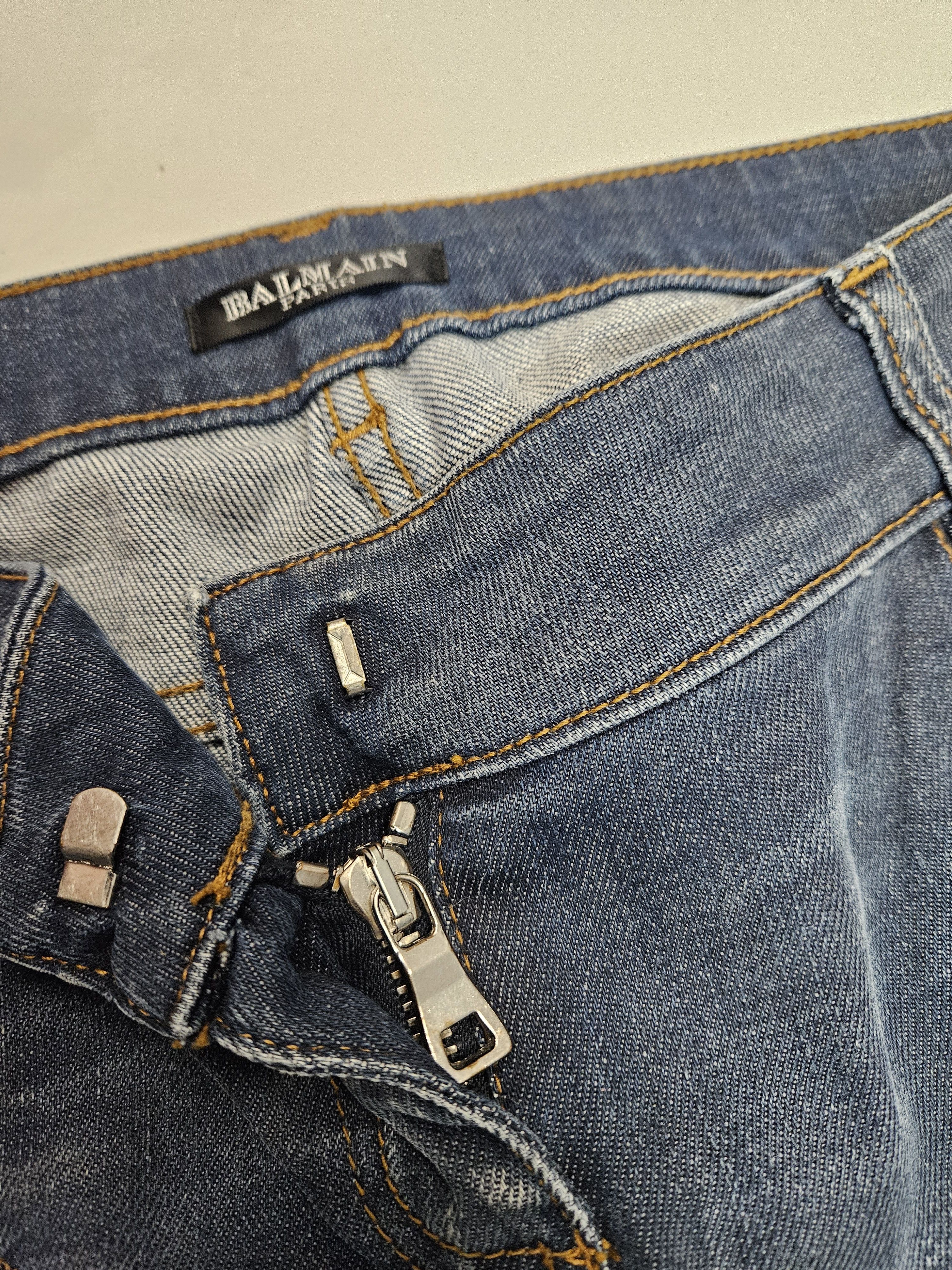 Balmain Y2k Balmain low rise bootcut denim Size 30" / US 8 / IT 44 - 15 Thumbnail