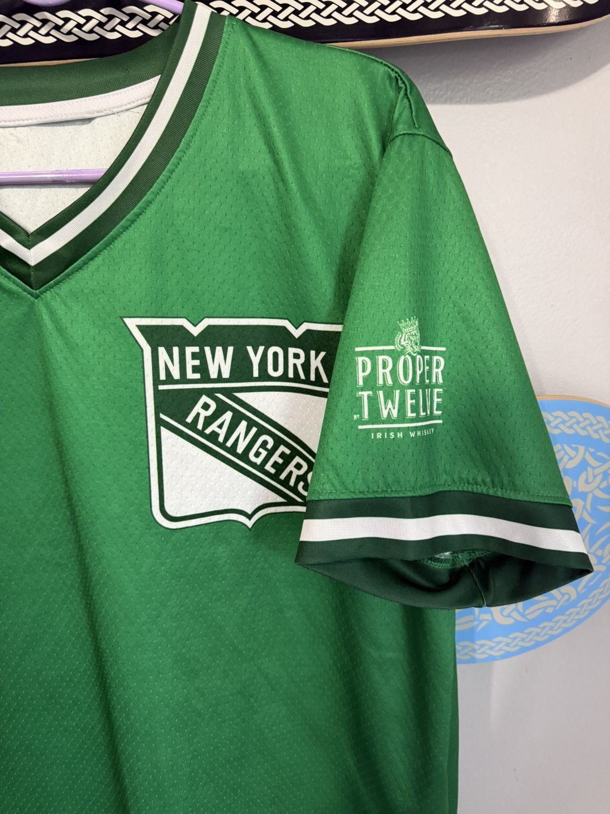 NHL Irish Day Rangers Jersey Size US L / EU 52-54 / 3 - 2 Thumbnail