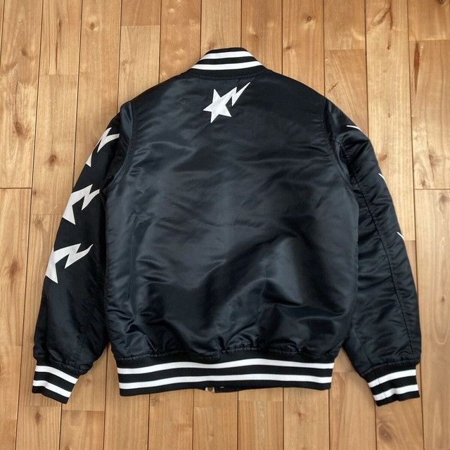 Bape BAPE STA Logo Varsity Jacket a bathing ape star NIGO Size US M / EU 48-50 / 2 - 2 Thumbnail