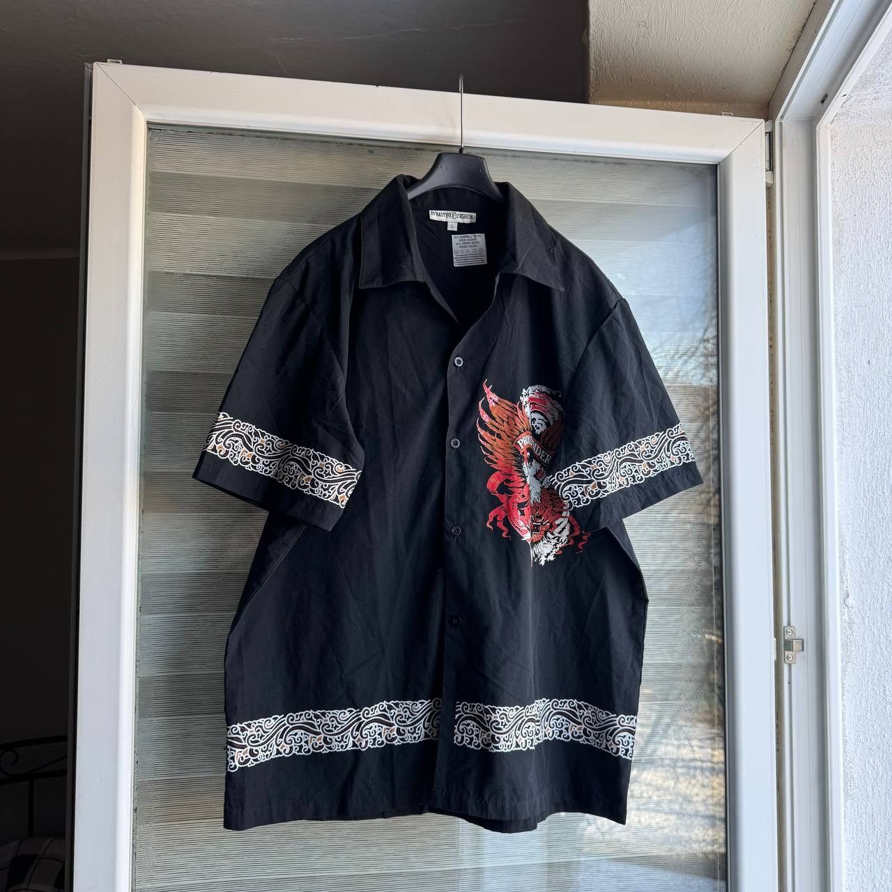 Harley Davidson Crazy Harley Moto Racing Eagle Flames Y2K Streetwear Shirt Size US L / EU 52-54 / 3 - 1 Thumbnail