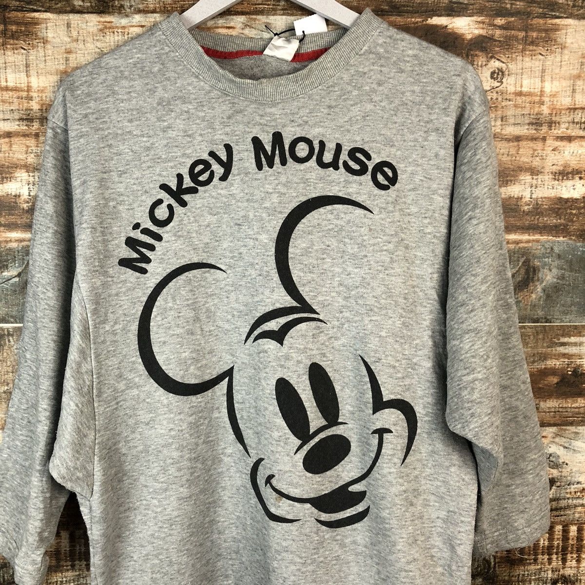 Disney × Mickey Mouse × Vintage Disney Mickey Mouse Grey Sweatshirt #A2034 Size M / US 6-8 / IT 42-44 - 9 Thumbnail