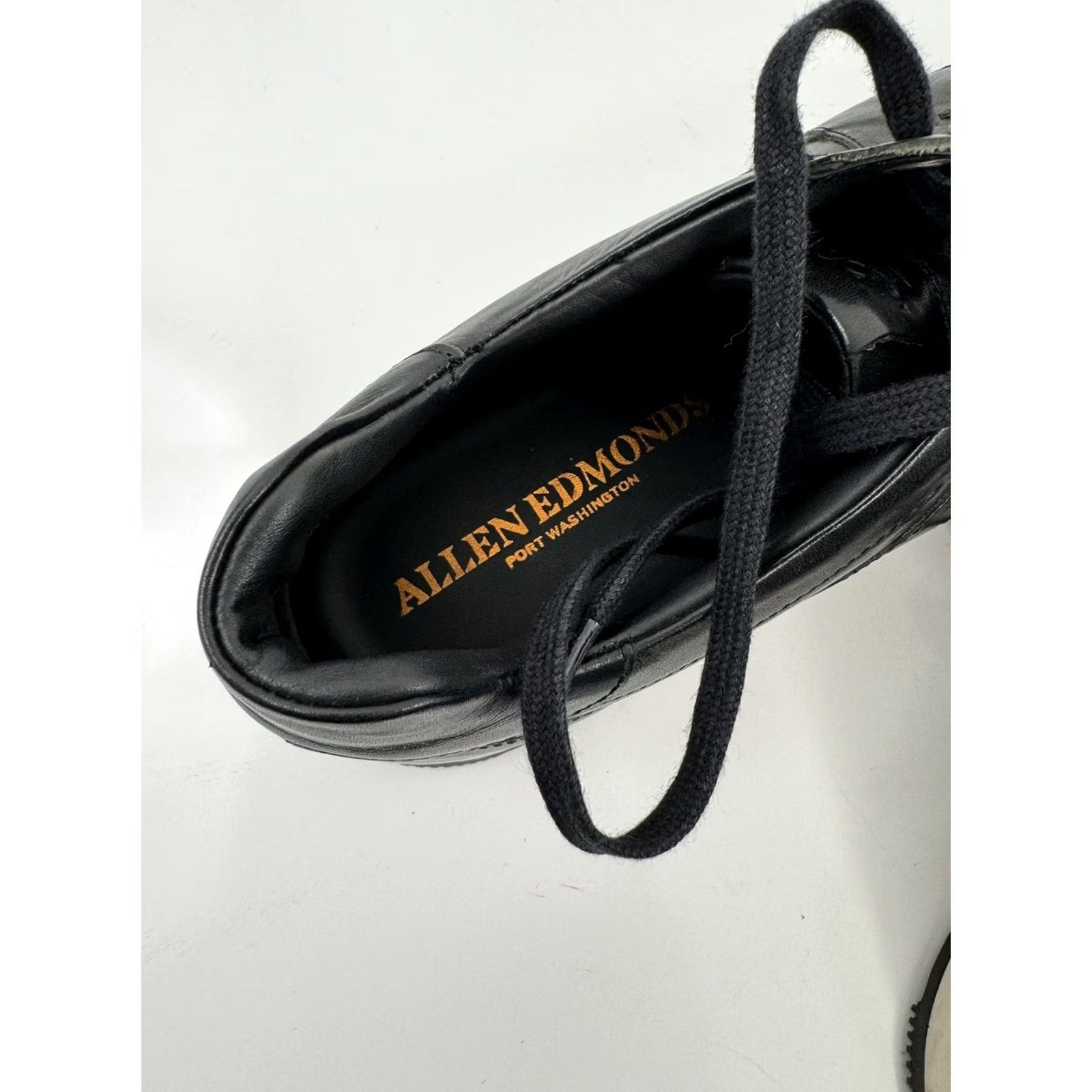 Allen Edmonds Allen Edmonds FORT WASHINGTON Leather Sneakers 11.5 D Black Mens Size US 12 / EU 45 - 7 Thumbnail