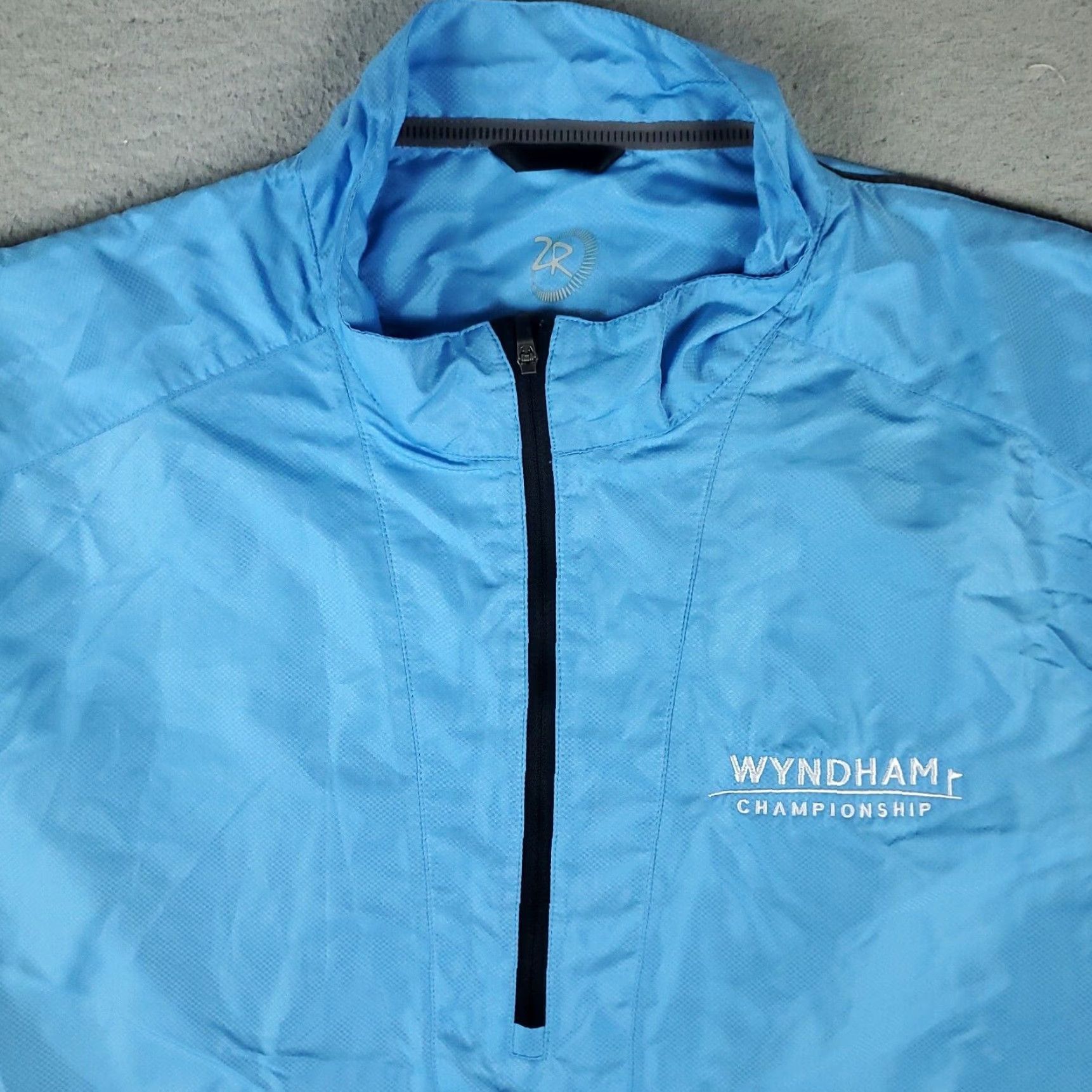 Vintage Zero Restriction Jacket Mens Large Blue 1/4 Zip Up Pullover Windbreaker Size US L / EU 52-54 / 3 - 2 Thumbnail