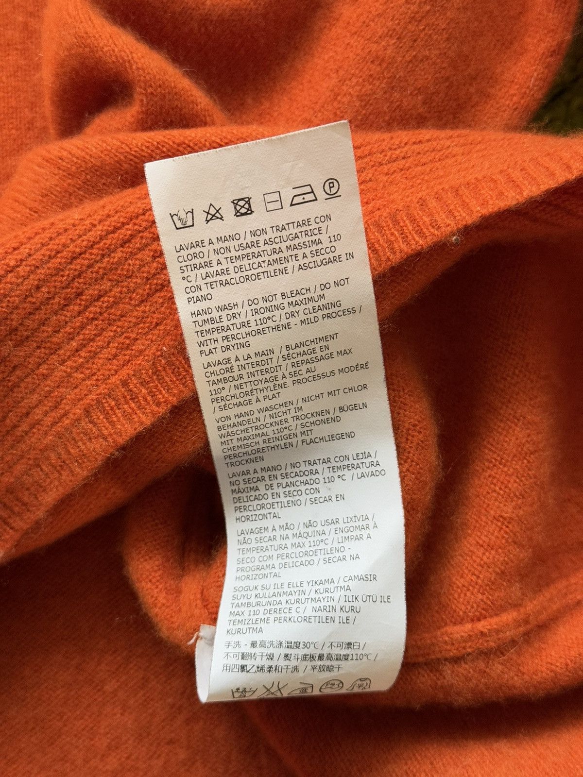 Designer × Max Mara × Weekend Max Mara Max Mara 100% cashmere orange sweater Size L / US 10 / IT 46 - 5 Thumbnail
