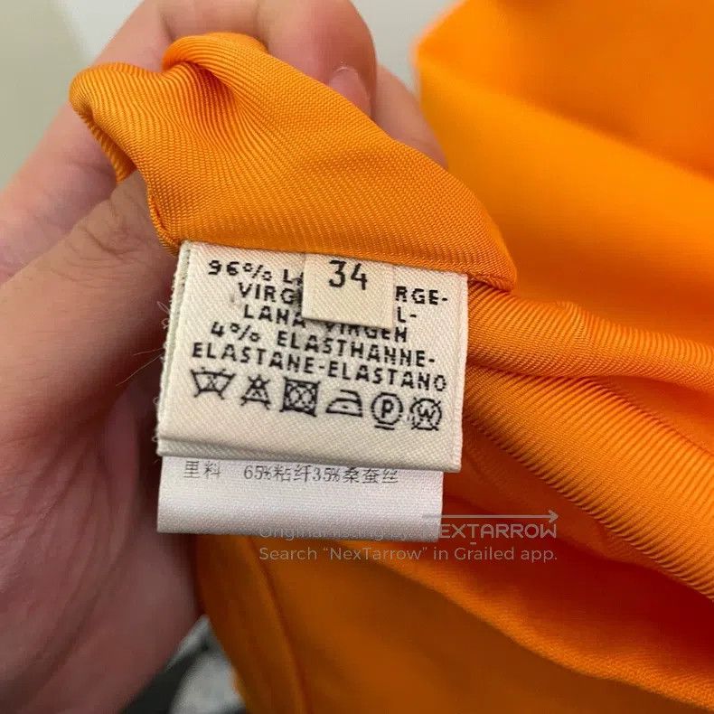 Hermes Hermes Orange Vest Dress Size XXS / US 00 / IT 34 - 4 Thumbnail