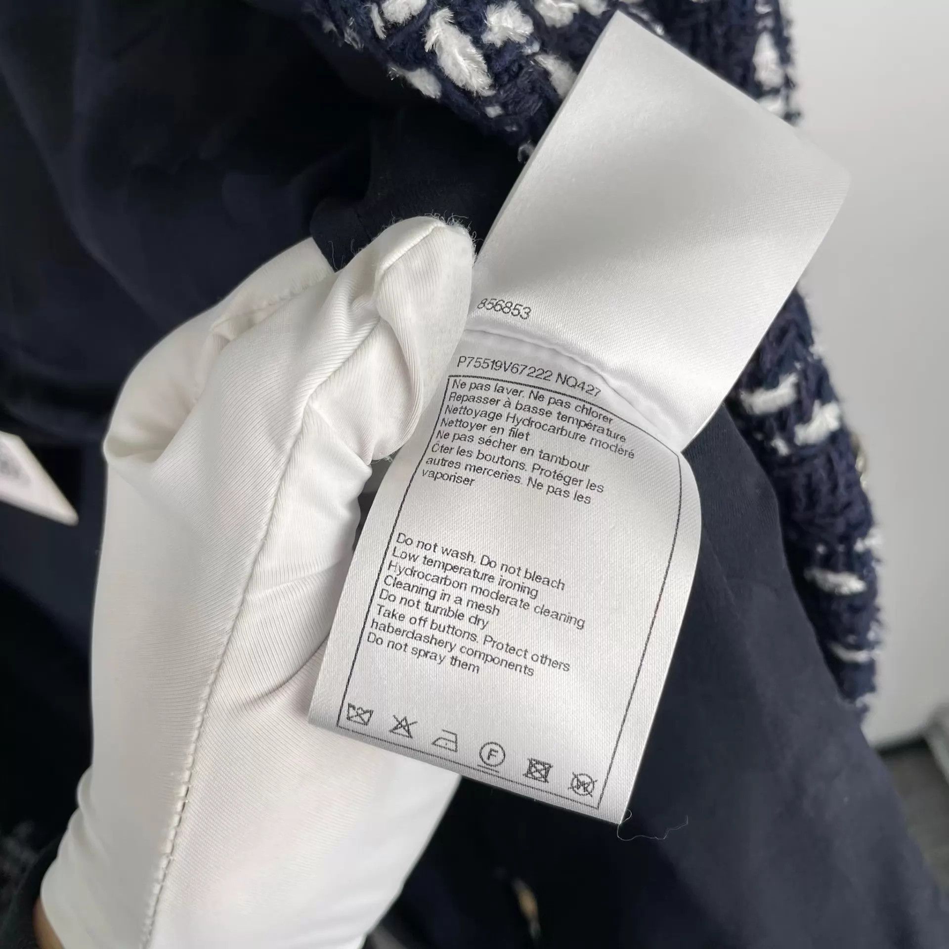 Chanel Chanel Check Color - Blocked Soft Wool Jacket 34 Size XS / US 0-2 / IT 36-38 - 5 Thumbnail