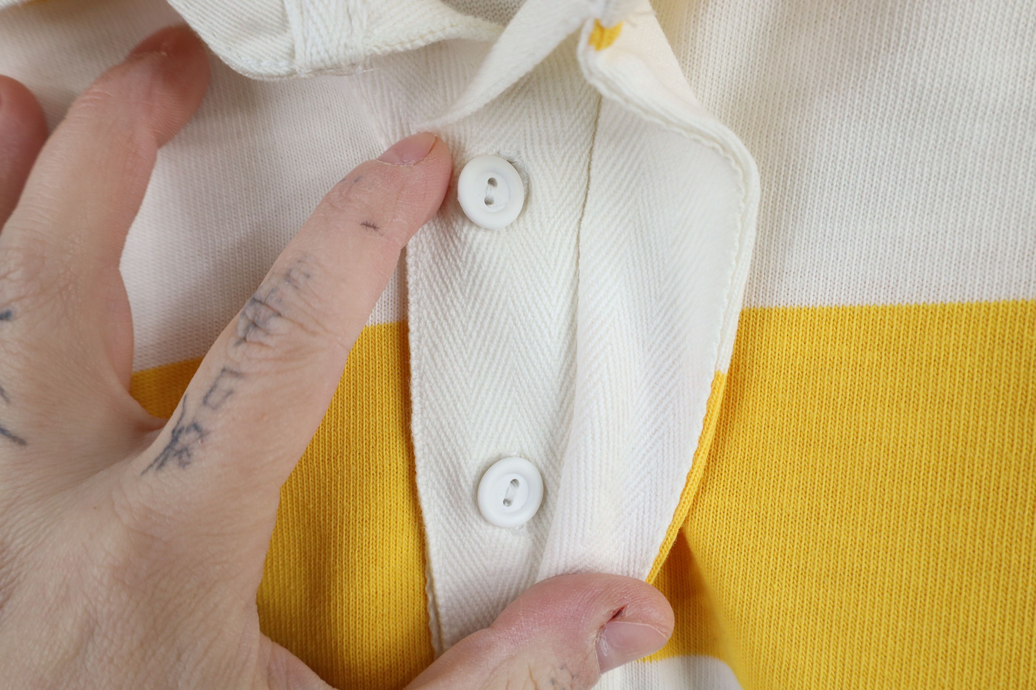 Vintage Vintage 70s 80s Streetwear Block Long Sleeve Rugby Polo Size US M / EU 48-50 / 2 - 5 Thumbnail