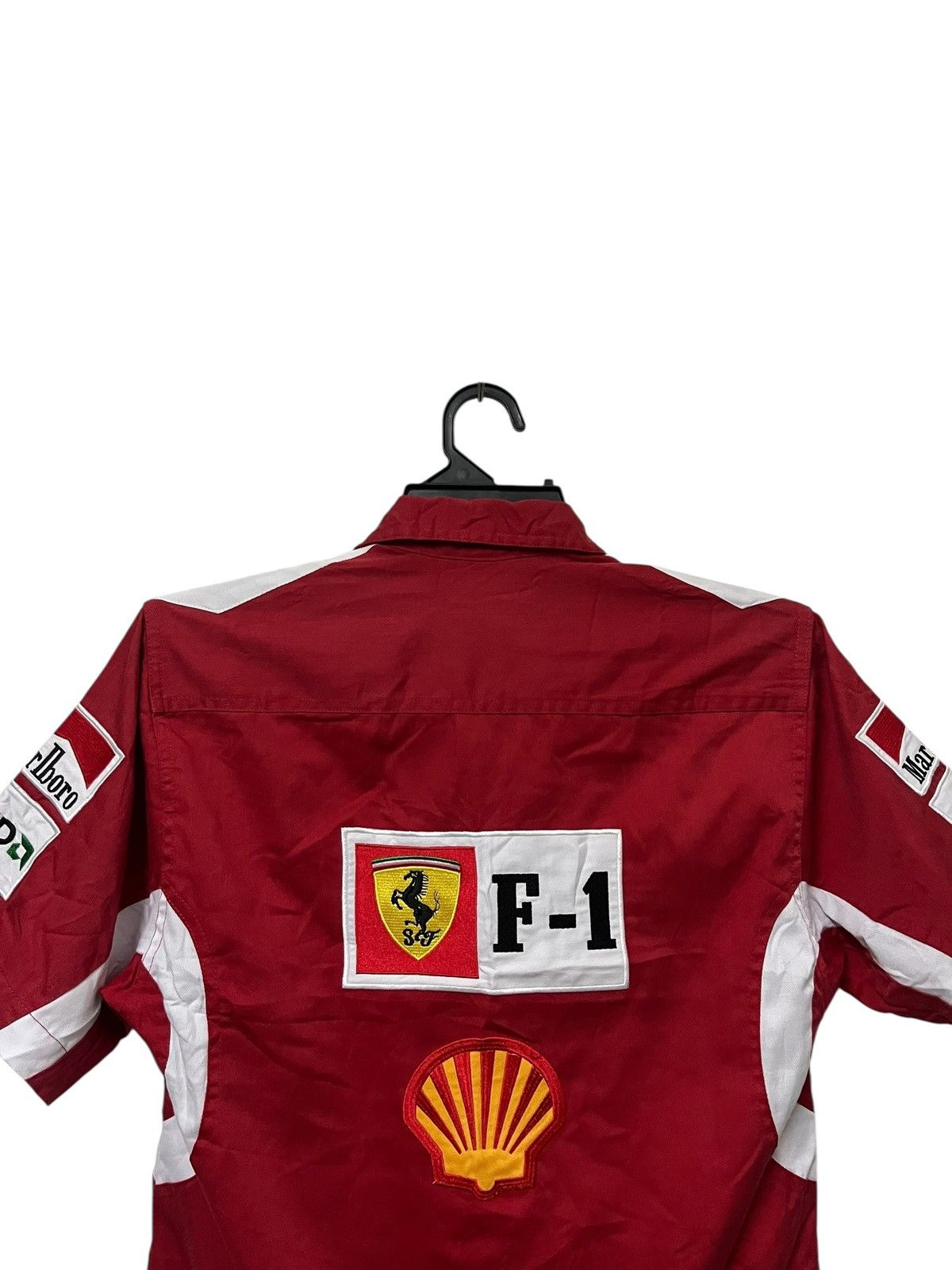 Ferrari × Formula 1 × Marlboro 🔥Vtg Ferrari Marlboro Racing 1996 Button Up Shirt Size US M / EU 48-50 / 2 - 6 Thumbnail