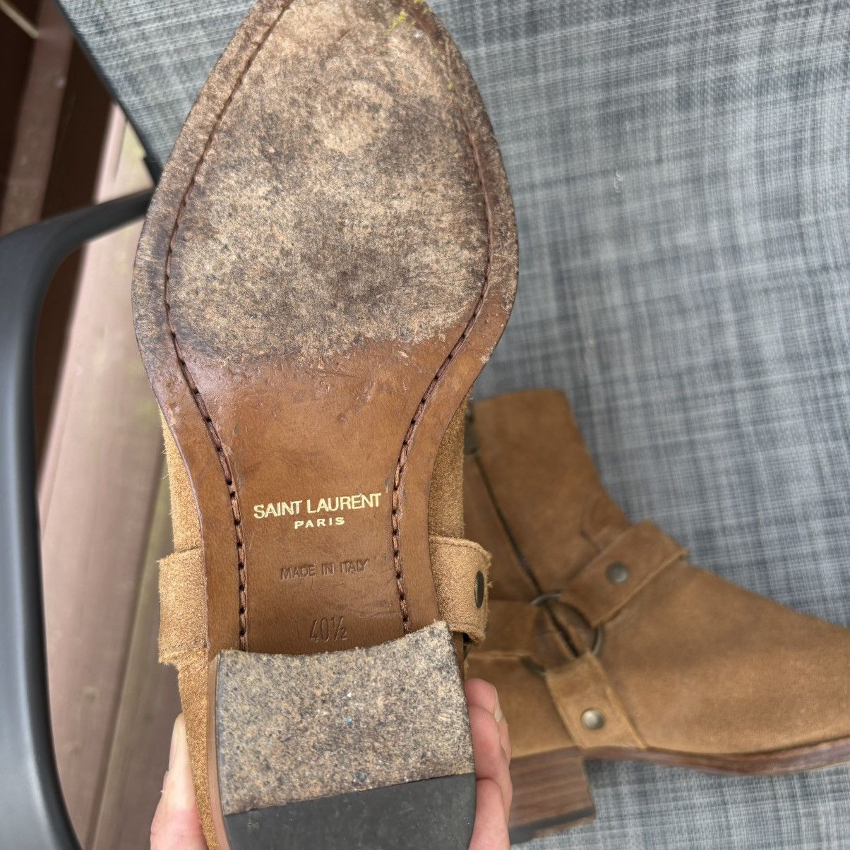 Hedi Slimane Saint Laurent Wyatt harness boots Size US 9 / EU 42 - 8 Thumbnail