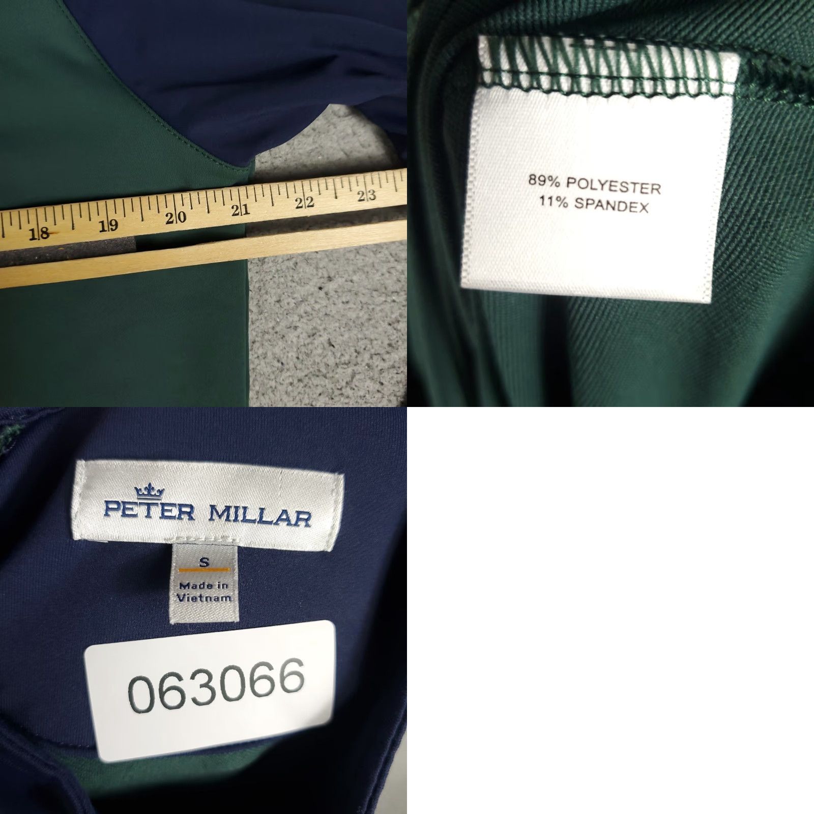 Peter Millar Peter Millar Sweater Mens Small Blue Green Phoenician Golf Lightweight 1/4 Zip Shirt Size US S / EU 44-46 / 1 - 8 Thumbnail