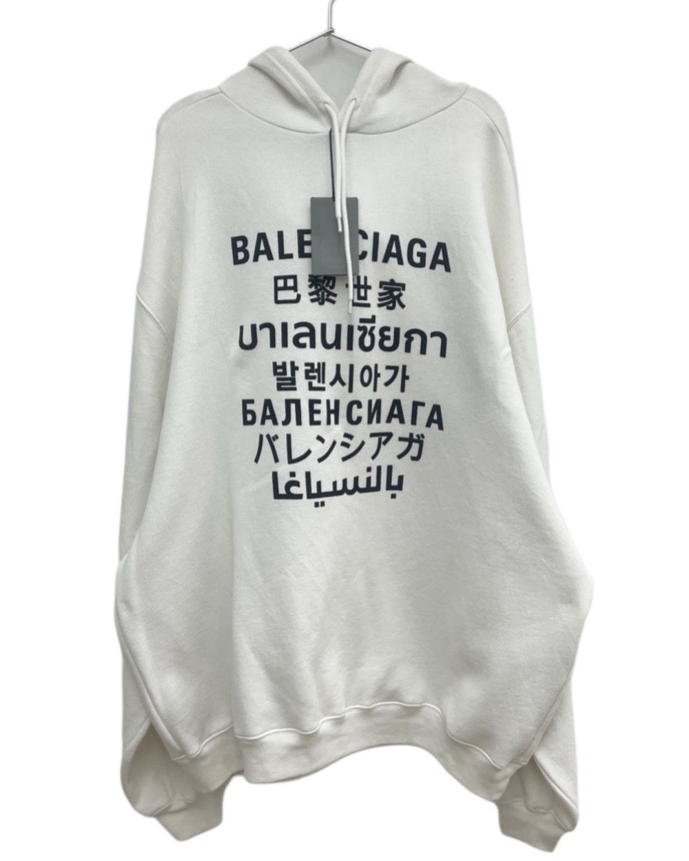 Balenciaga Balenciaga Oversized Language Hoodie Size US L / EU 52-54 / 3 - 1 Thumbnail