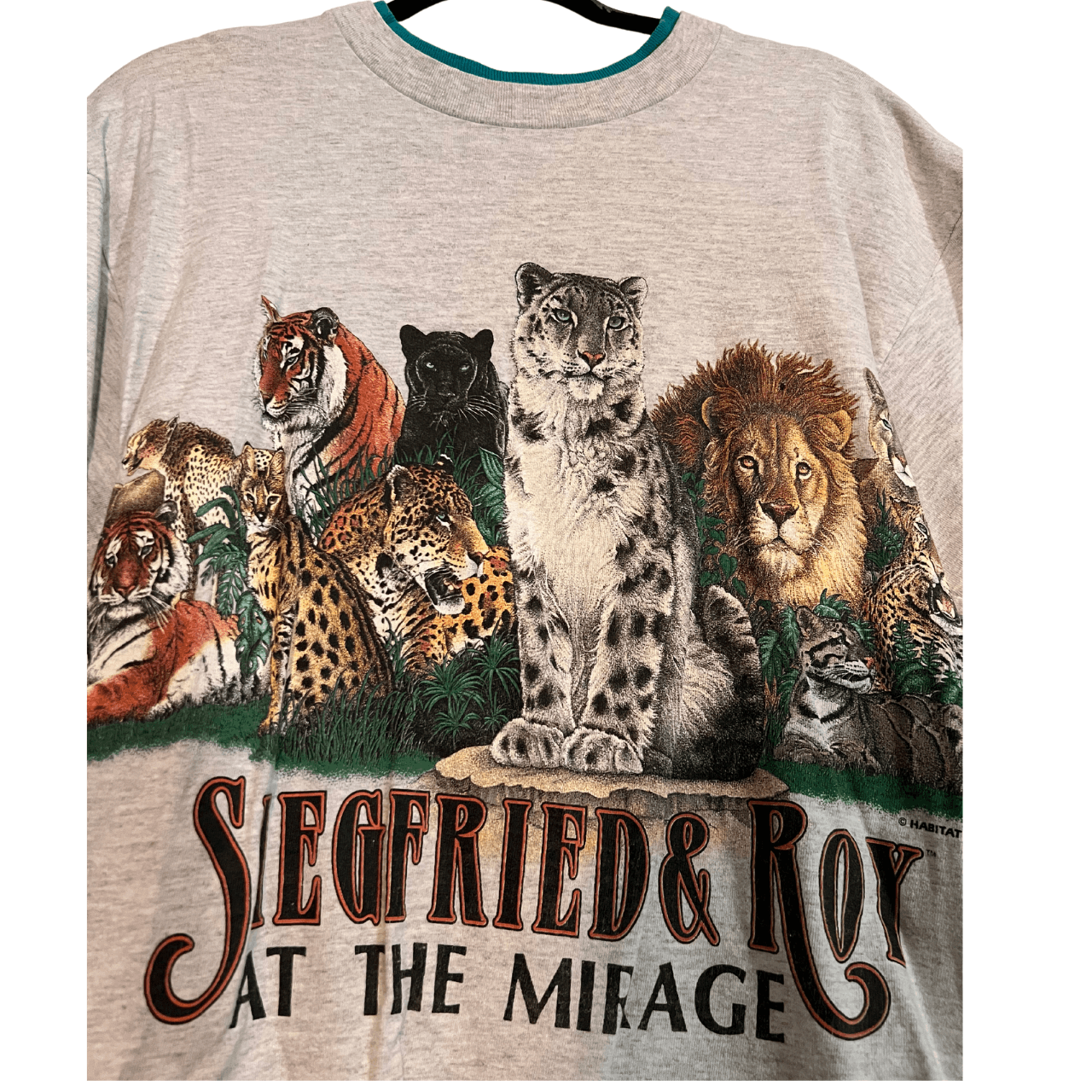 Habitat × Vintage Vintage Detailed Siegfried & Roy Graphic Animal T-Shirt Size US L / EU 52-54 / 3 - 2 Thumbnail