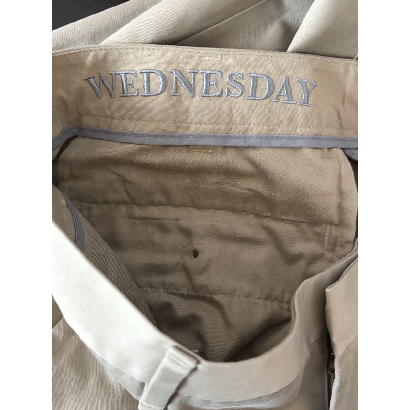 Bonobos Bonobos Weekday Warrior Chino Pants Mens 34x32 Khaki Beige Flat Front Straight Fit Casual Business Mens Size US 34 / EU 50 - 3 Thumbnail