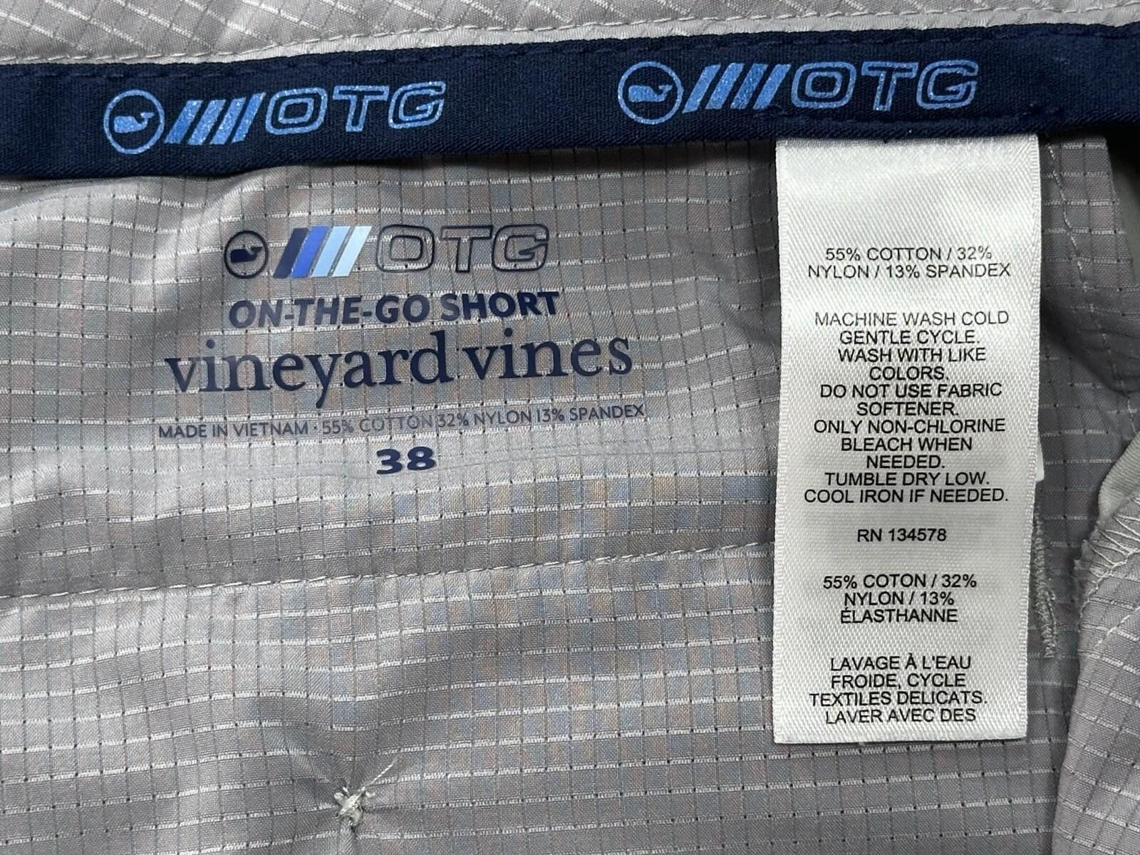 Vineyard Vines Vineyard Vines OTG On-The-Go Flat Chino Shorts Men Gray 38 Size US 38 / EU 54 - 8 Thumbnail