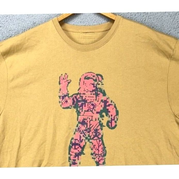 Billionaire Boys Club VINTAGE Billionaire Boys Club T-Shirt Mens XL Yellow Astronaut Logo Short Sleeve Tee Size US XL / EU 56 / 4 - 3 Thumbnail