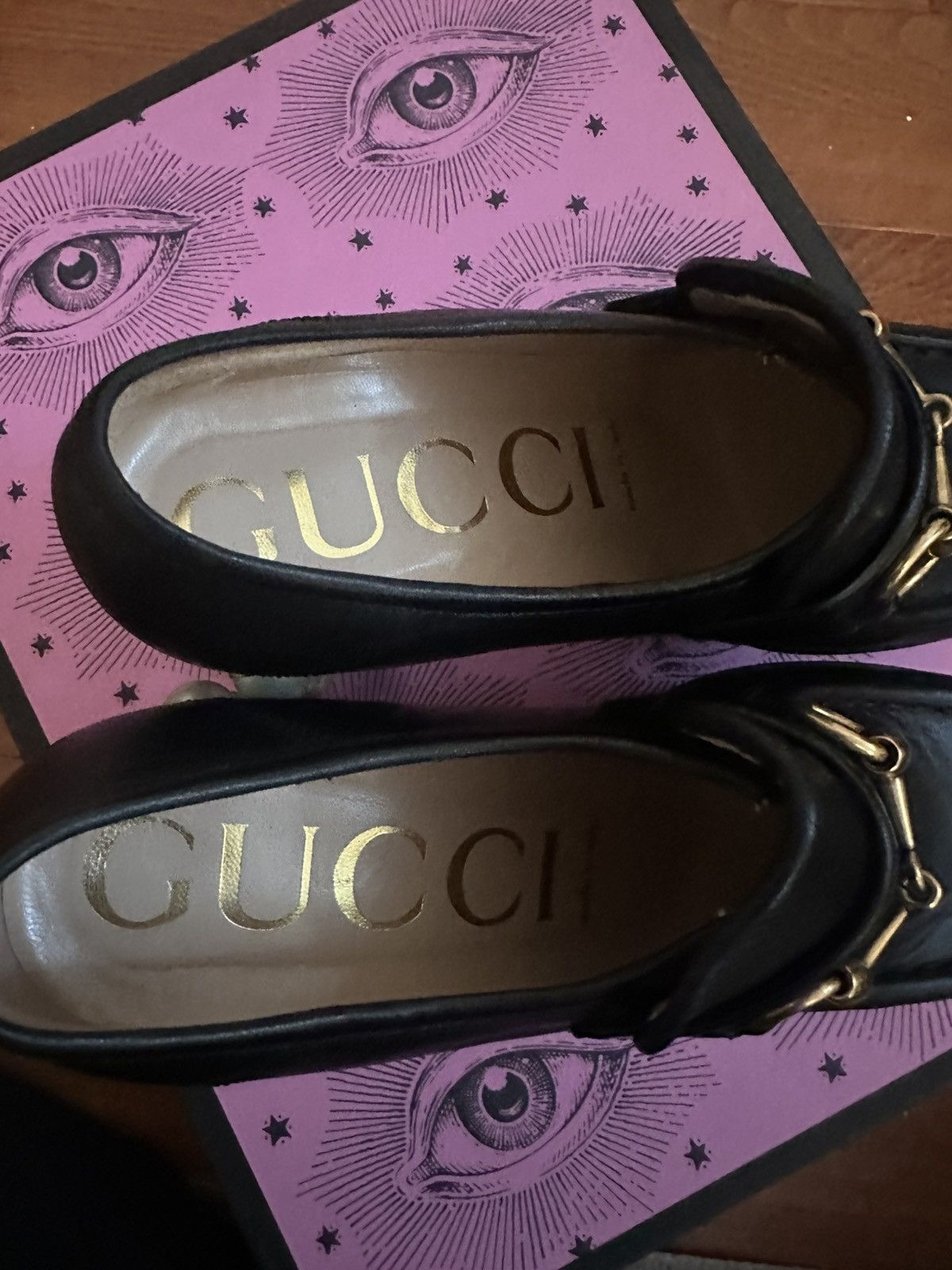 Gucci Gucci Horsebit Plaform Loafers Size US 7.5 / IT 37.5 - 10 Thumbnail
