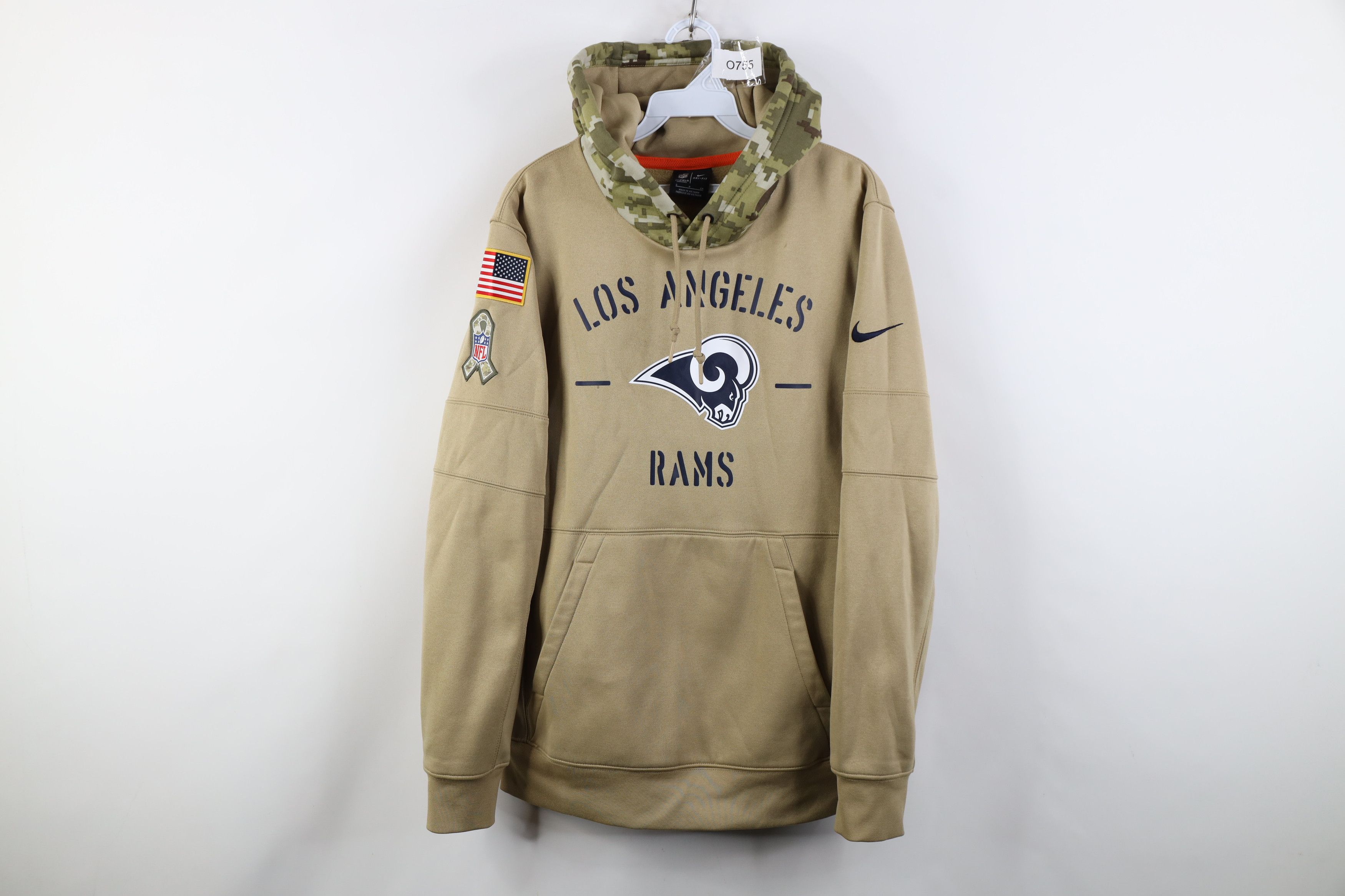 Nike Nike On Field Service Los Angeles Rams Football Hoodie Camo Size US S / EU 44-46 / 1 - 1 Thumbnail