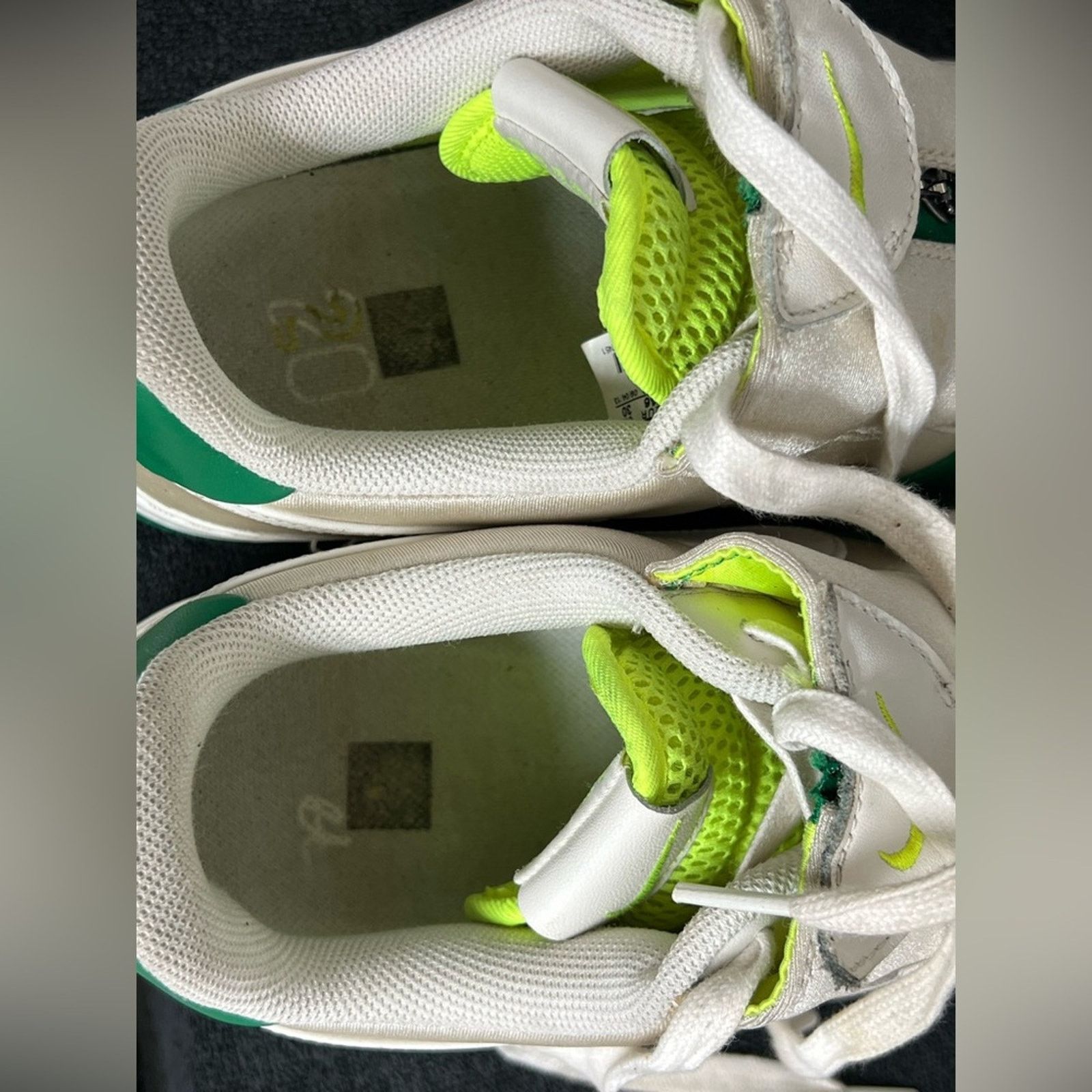 Nike Nike Air Force 1 Low The Glove Gary Payton White Green Volt Size US 12 / EU 45 - 10 Thumbnail