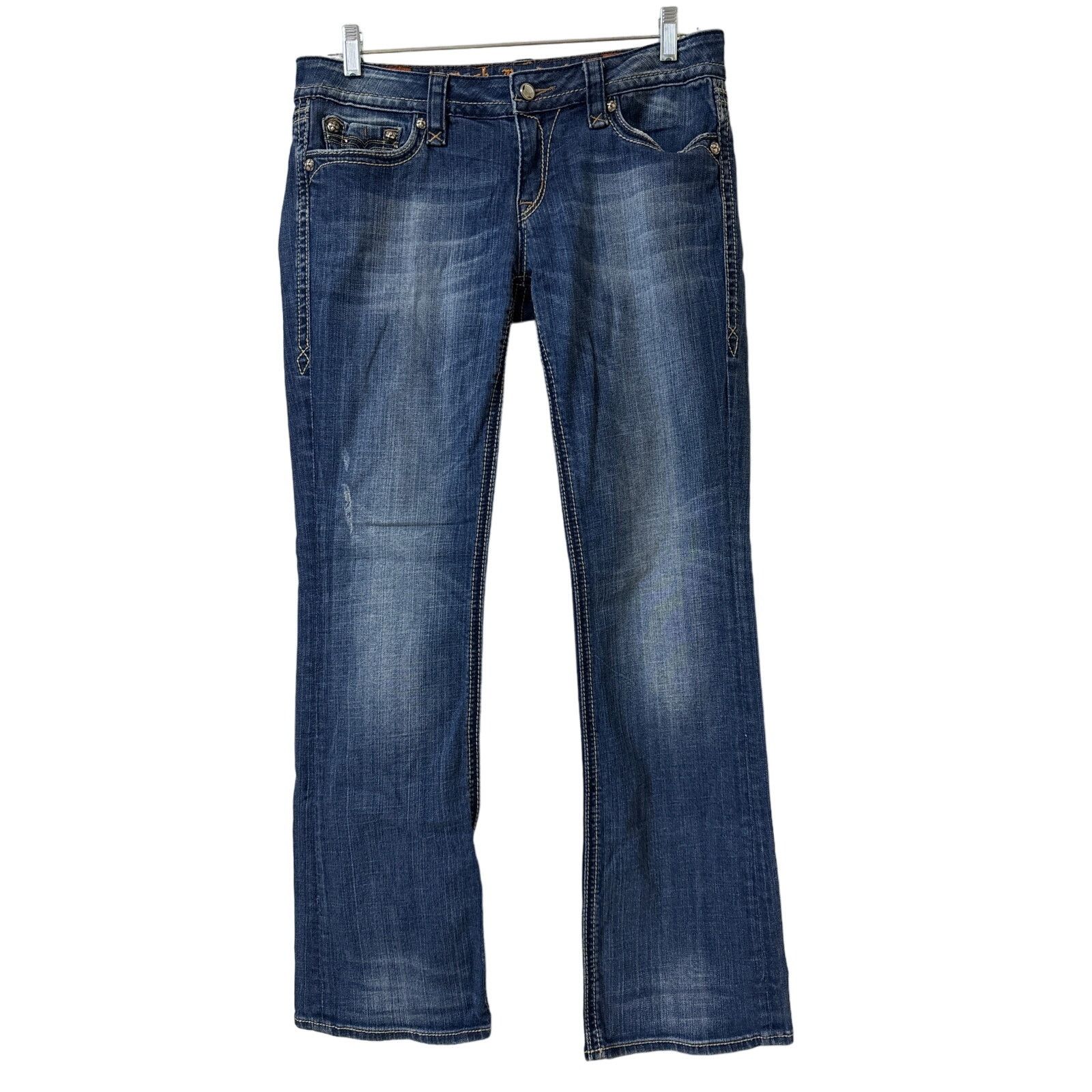 Rock Revival Rock Revival Sora Boot Size 31 Flap Pocket Jeans Excellent Size 31" - 2 Thumbnail