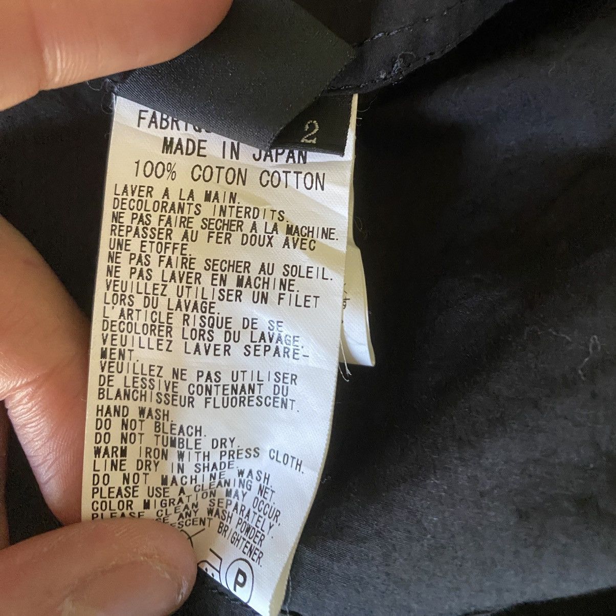 Yohji Yamamoto Y’s Shrunken Oversize Shirt Size M / US 6-8 / IT 42-44 - 7 Thumbnail