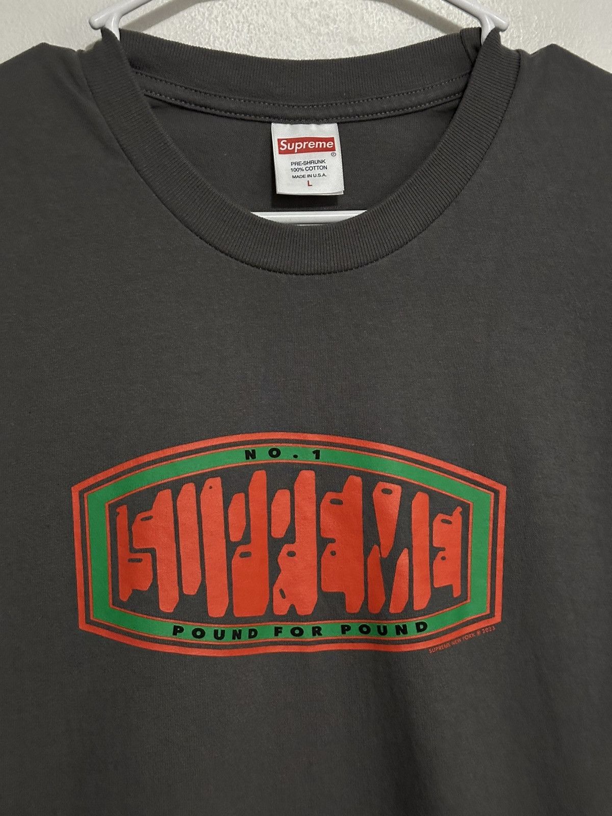 Supreme Supreme Pound Tee Size US L / EU 52-54 / 3 - 2 Thumbnail