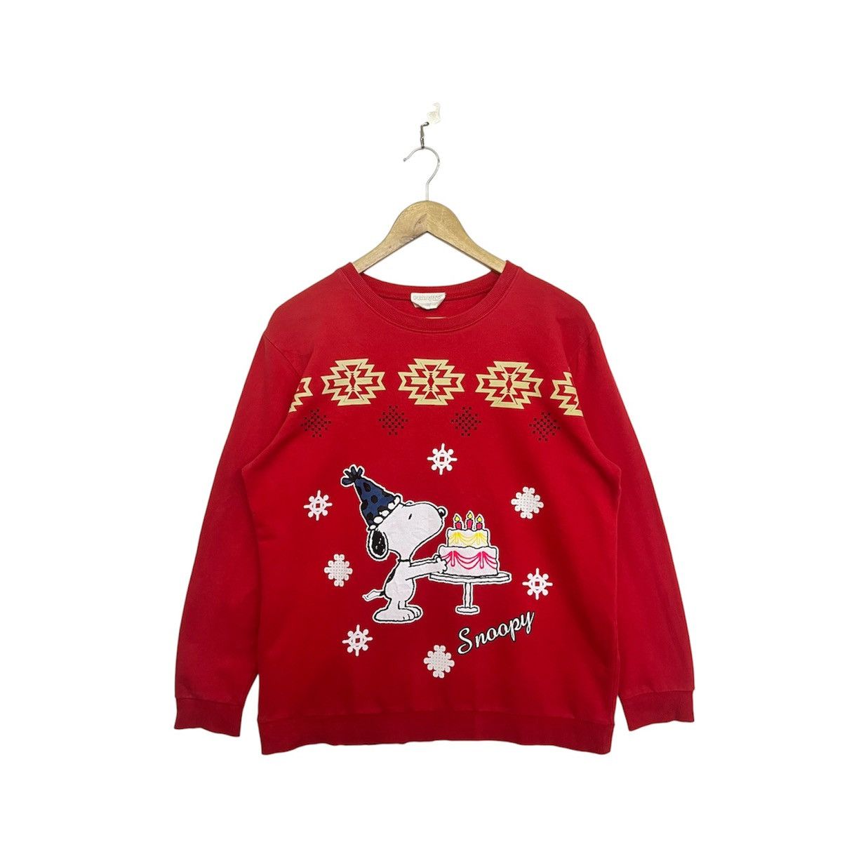 Peanuts Peanuts Snoopy Cartoon Birthday Party Graphic Sweatshirt Size US M / EU 48-50 / 2 - 1 Thumbnail