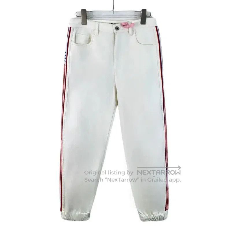 Miu Miu Miu Miu White Cotton Women's Casual Pants . Size 23" - 1 Thumbnail