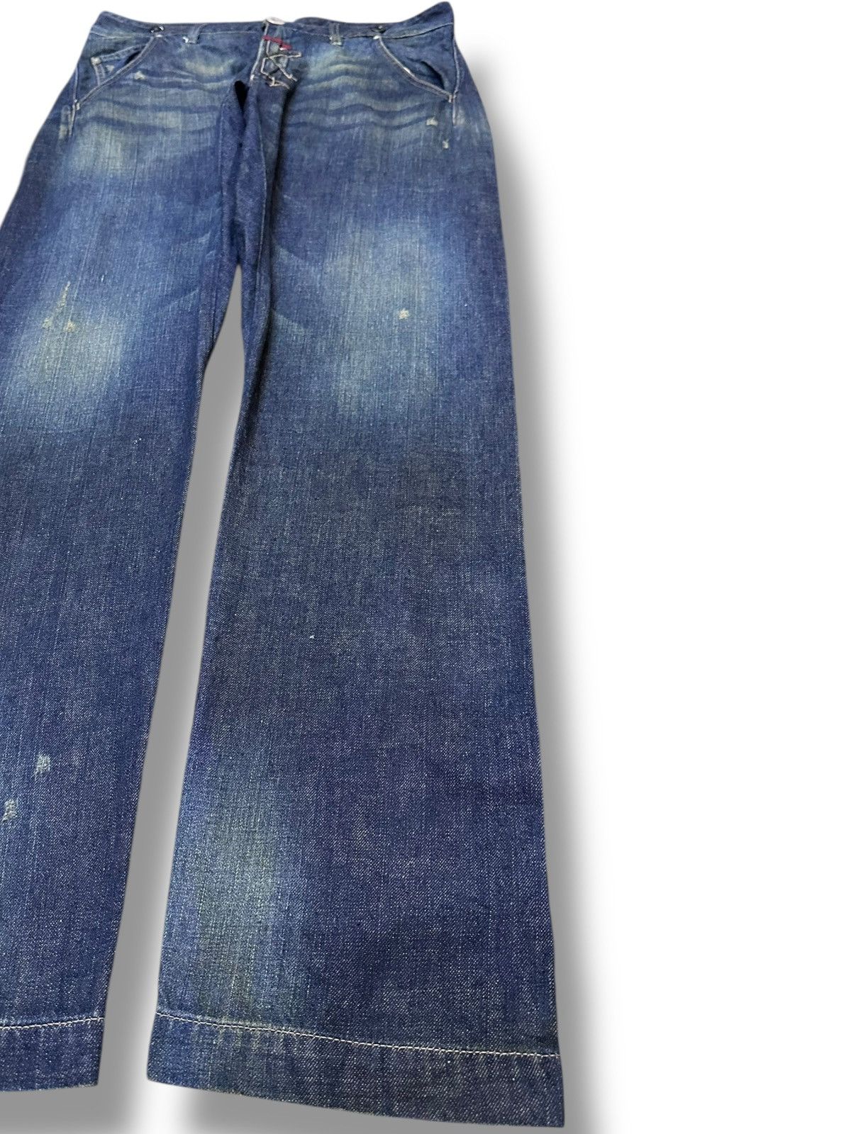 CLOSED × Marithe + Francois Girbaud Vintage Le Jean De MFG Selvedge Avant Garde Style Denim Size US 36 / EU 52 - 5 Thumbnail