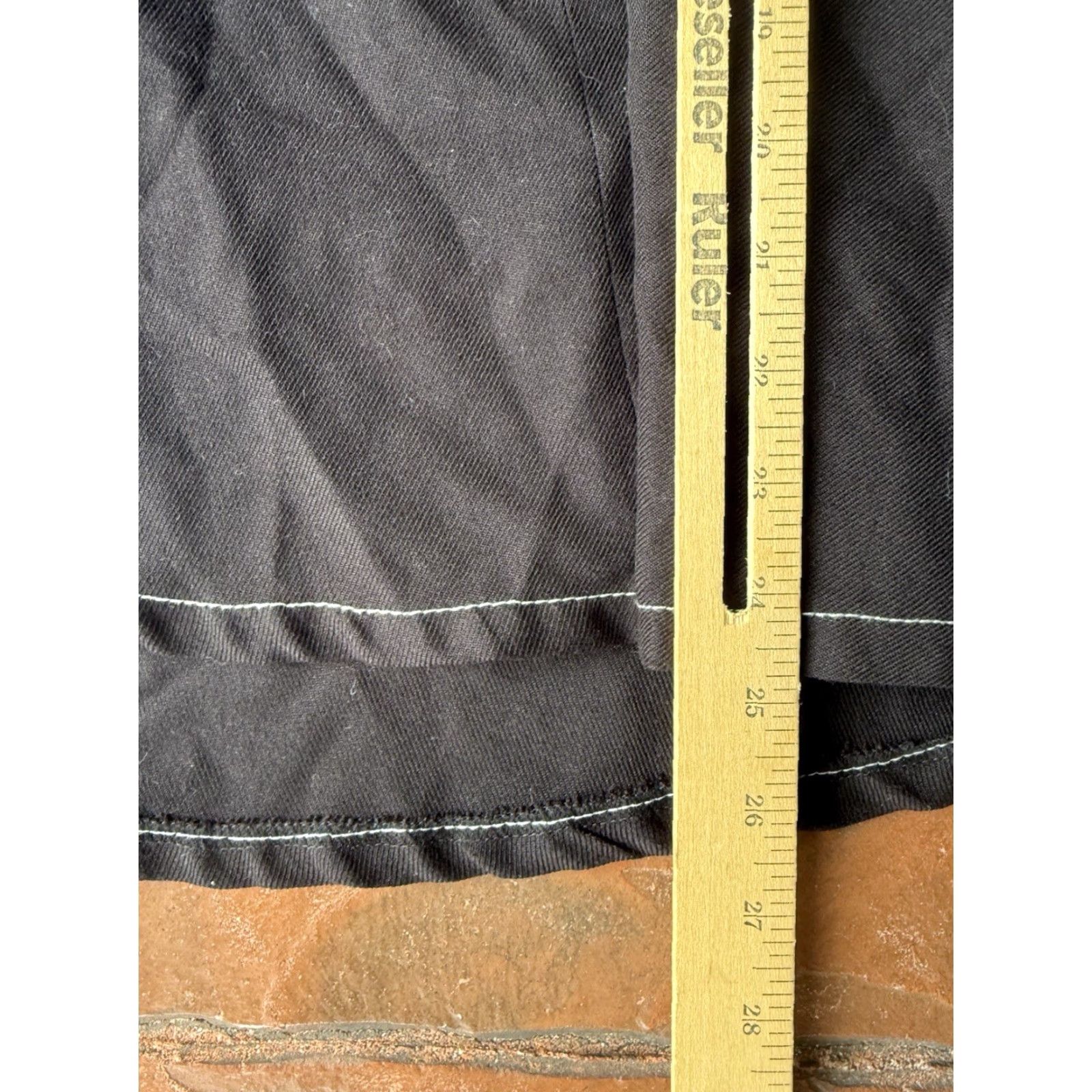 Vintage VINTAGE? No. Royal Bones Daang Goodman Romper Overall Skirt Women's L Black Canvas Logo Punk 90s Styles Womens Size 36" / US 14 / IT 50 - 6 Thumbnail