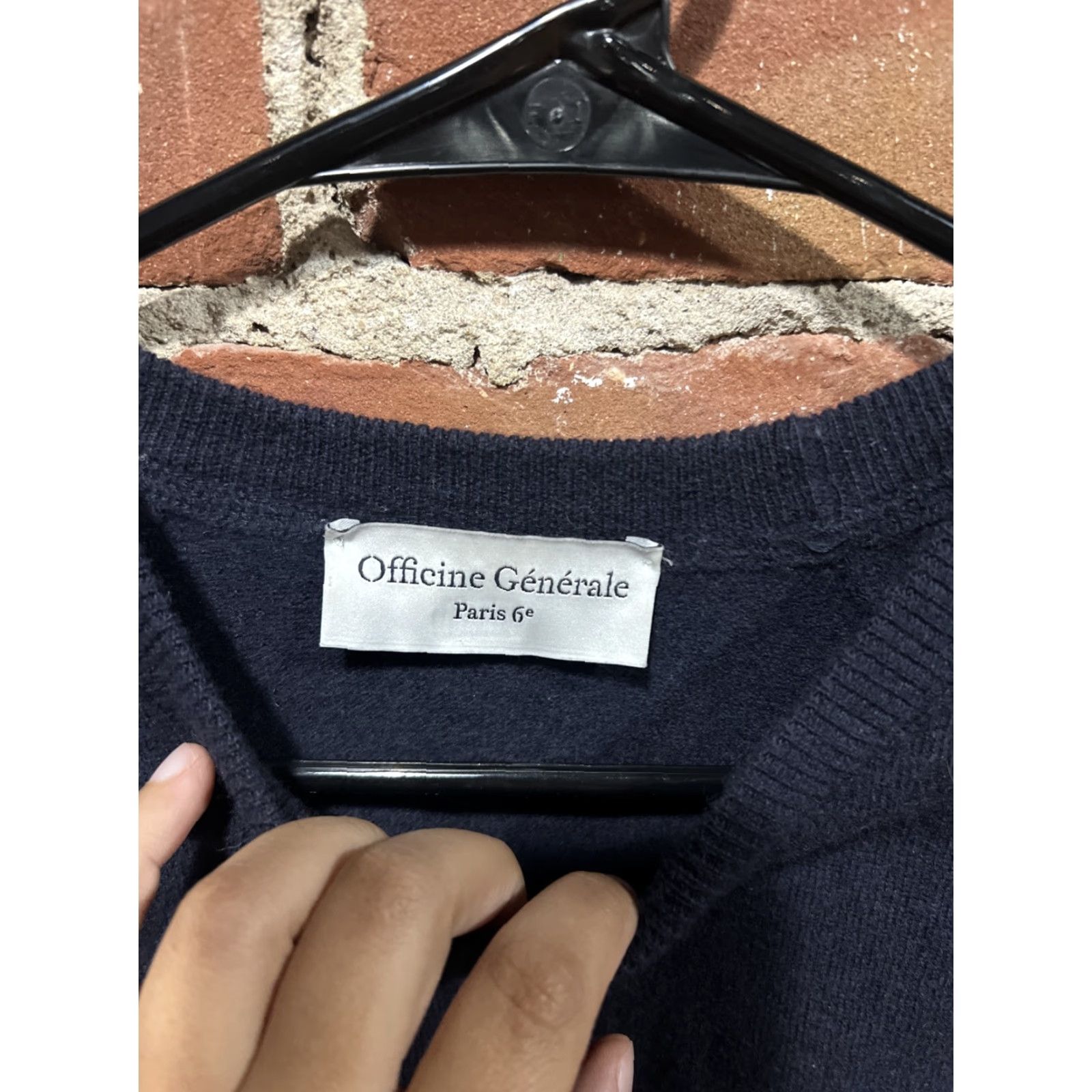 Vintage VINTAGE Officine Generale Sweater Shirt? Size US S / EU 44-46 / 1 - 2 Thumbnail