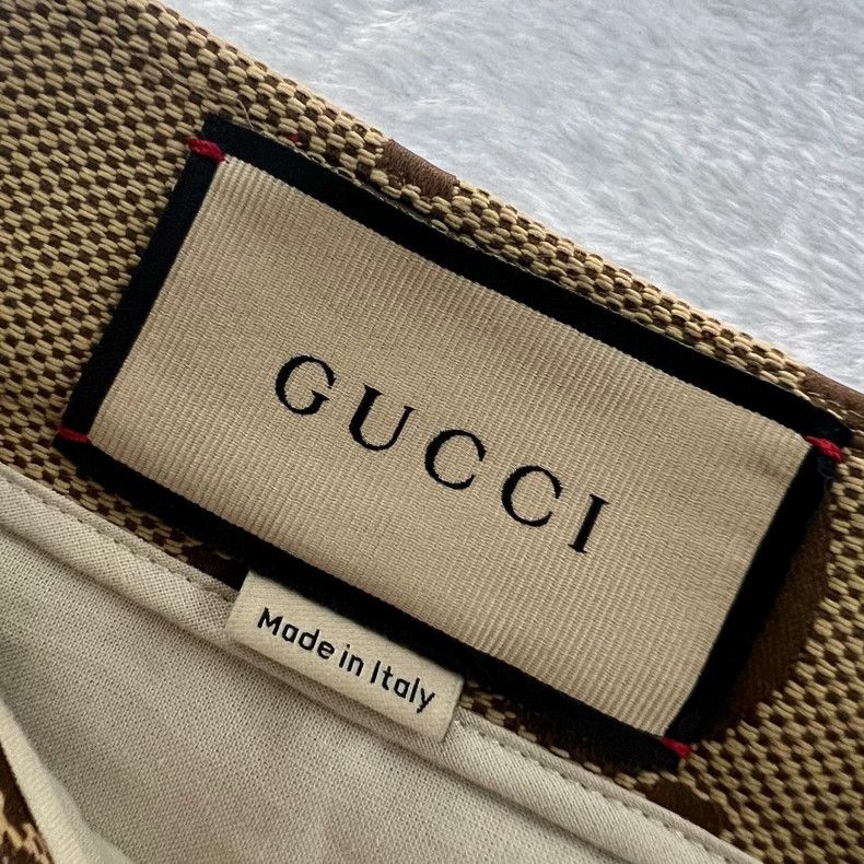 Gucci Gucci Brown GG full-printed shorts 2501-Nextarrow Size US 36 / EU 52 - 3 Thumbnail