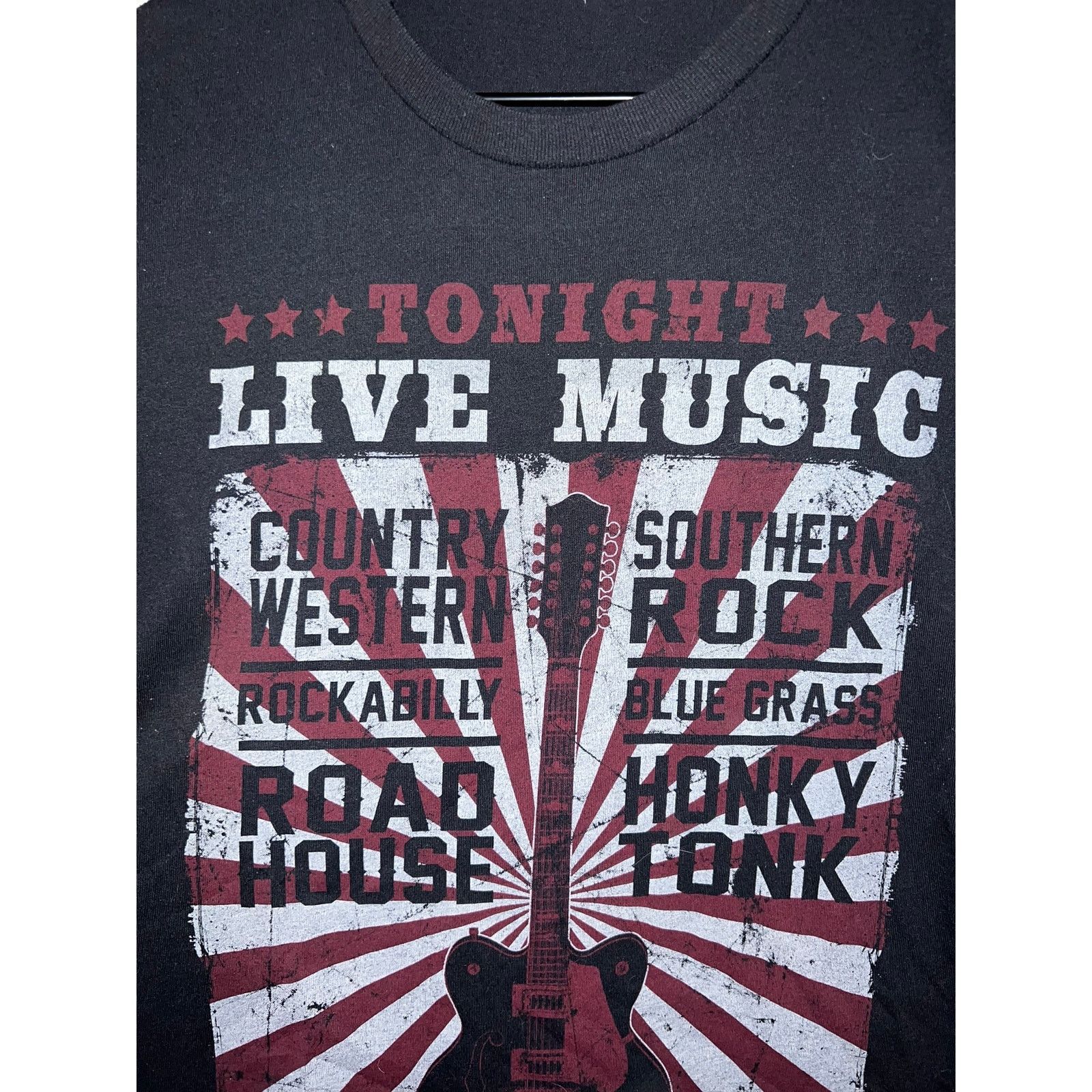 Tultex Women's Nashville Shirt Road House Tee Medium Live Music Size M / US 6-8 / IT 42-44 - 2 Thumbnail
