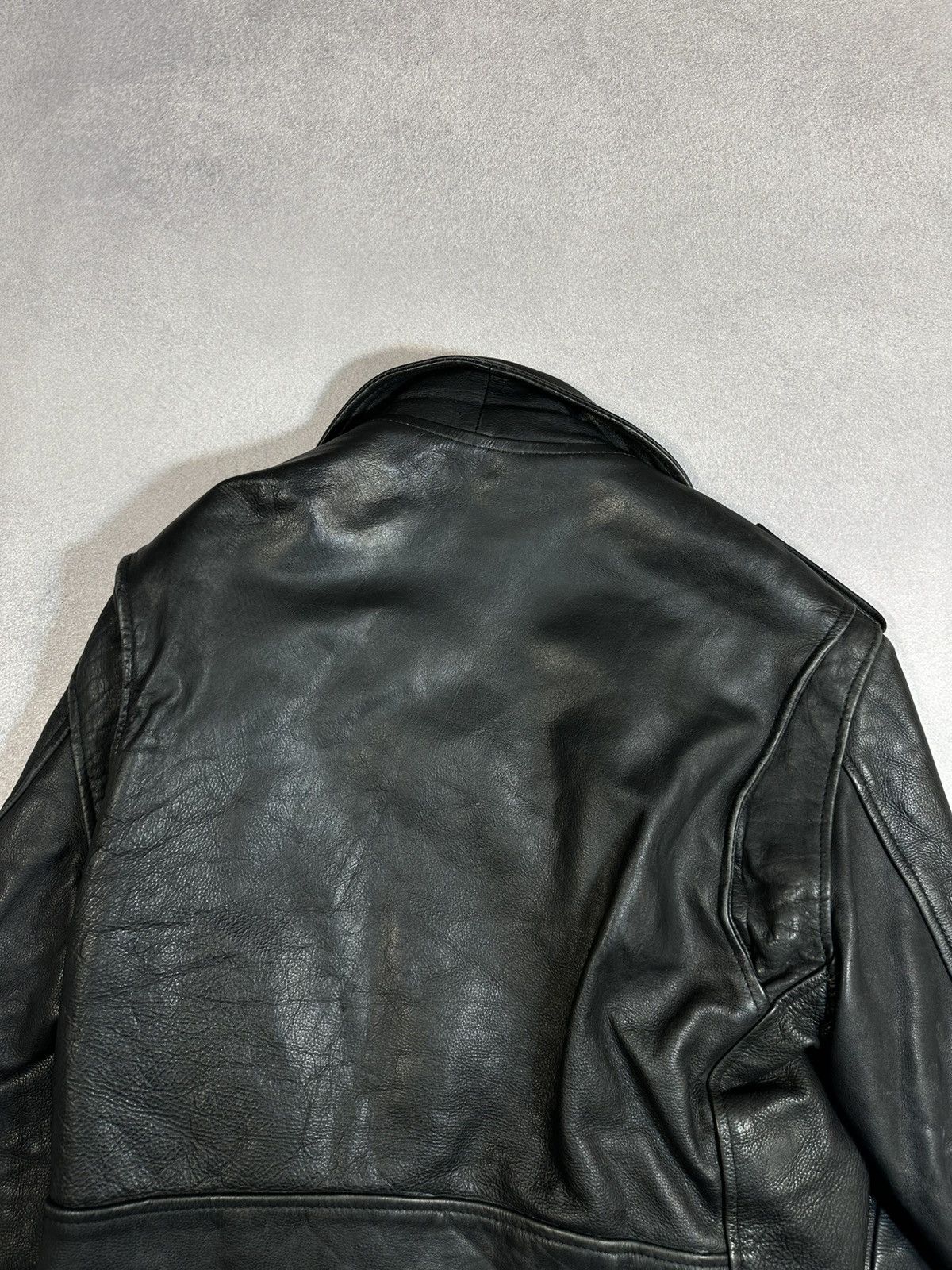Other Vintage Dollar Men’s Heavy Leather Moto Jacket Sz M Size US M / EU 48-50 / 2 - 8 Thumbnail