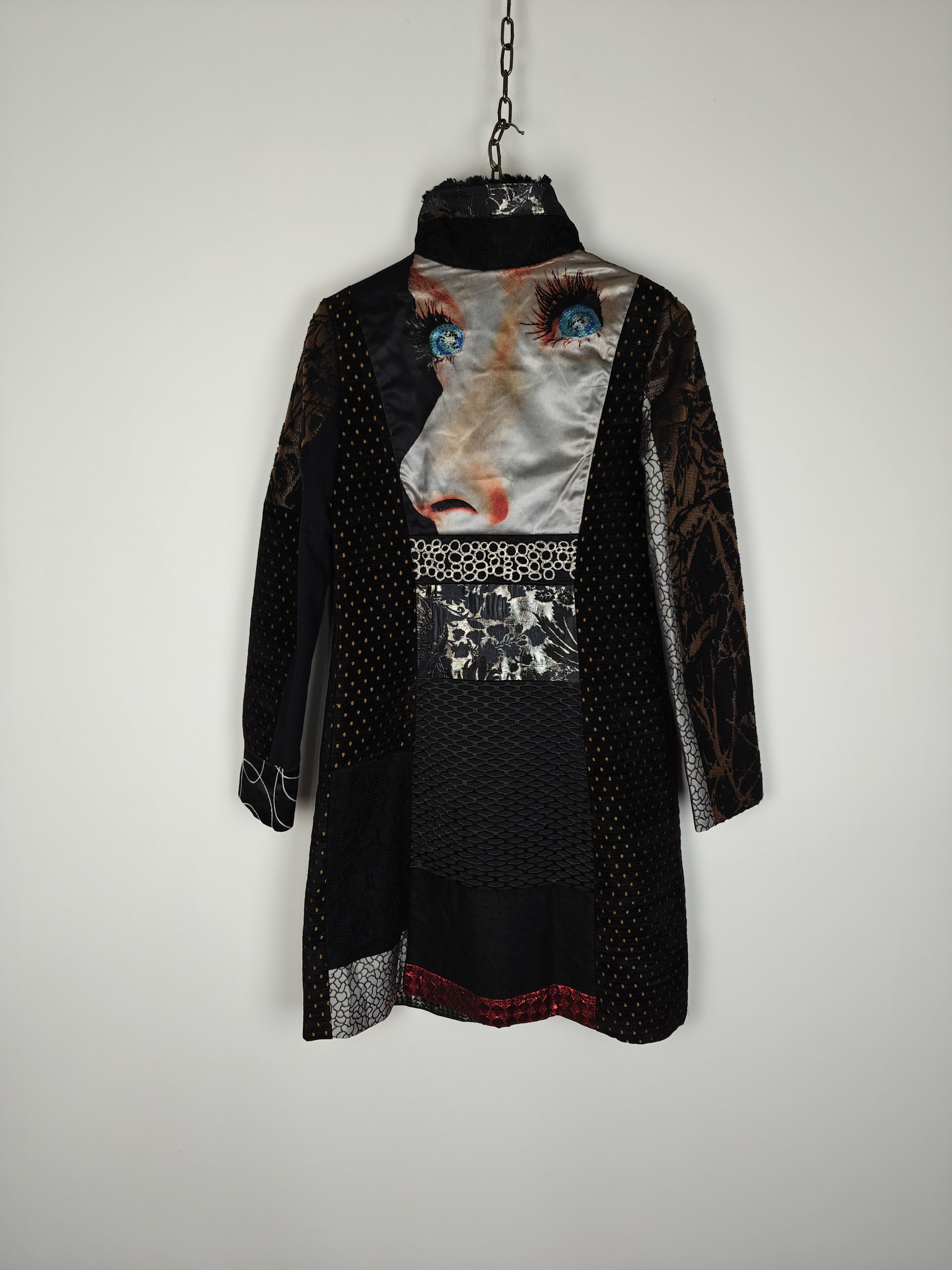 Desigual Desigual Coat Jacket Multicolor Eyes Design size 40 Size M / US 6-8 / IT 42-44 - 8 Thumbnail