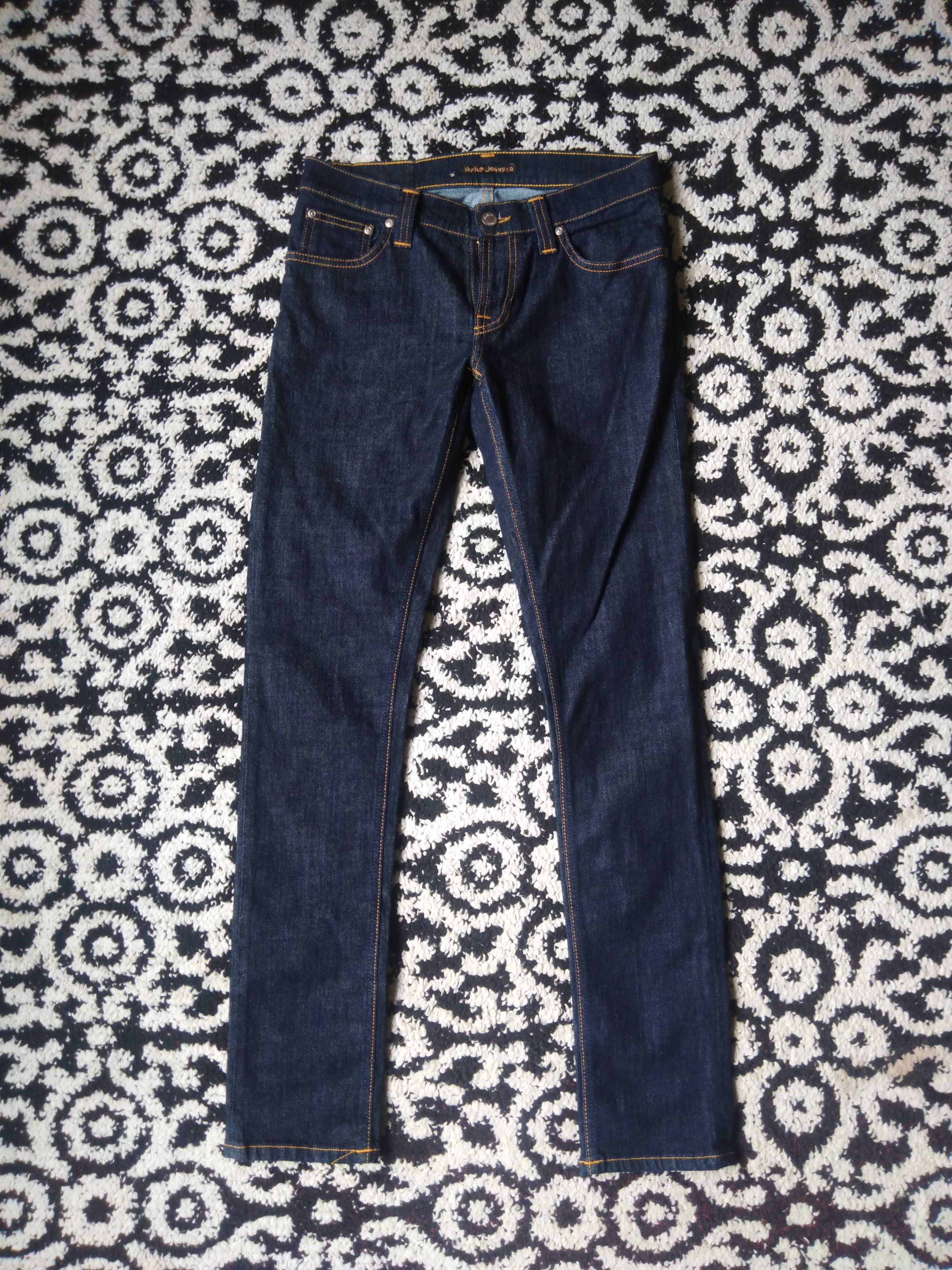 Nudie Selvedge Indigo Blue Denim Jeans Bottoms