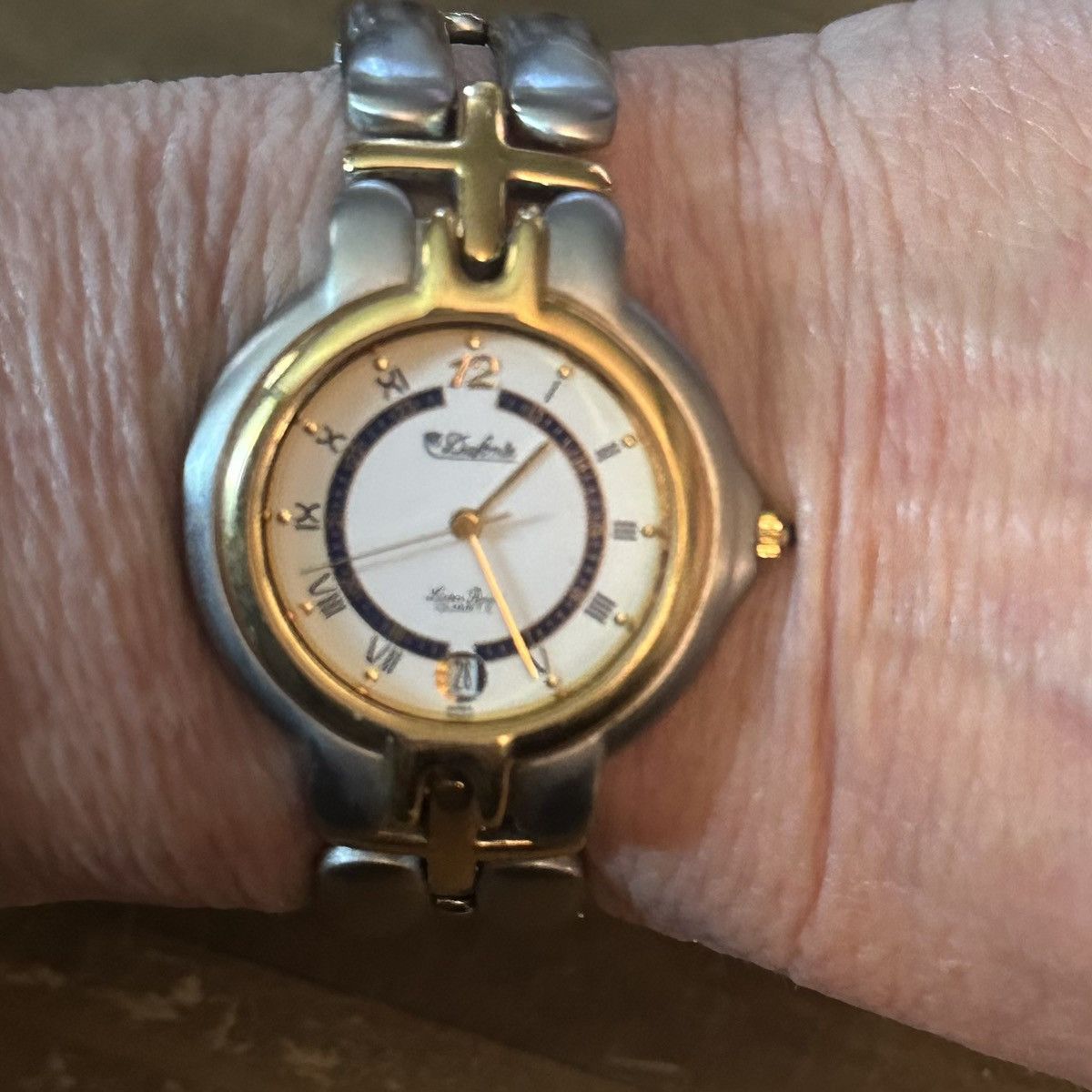 Lucien Piccard Vintage Dufonte by Lucien Piccard two tone watch Size ONE SIZE - 3 Thumbnail