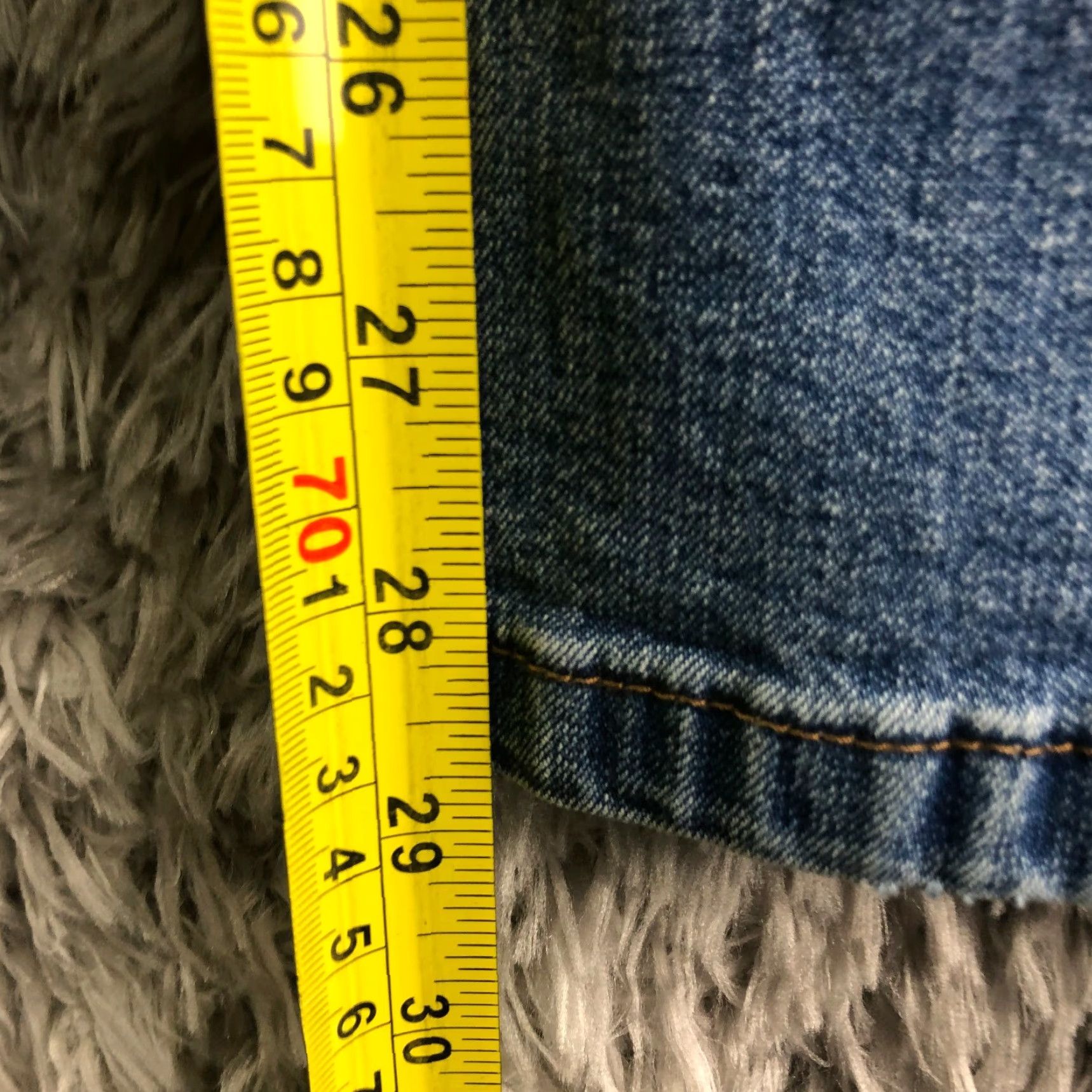 Denime LRL Jeans Womens Size 10 Mid Rise Straight Leg Medium Wash Blue Denim Jeans Size 32" / US 10 / IT 46 - 3 Thumbnail