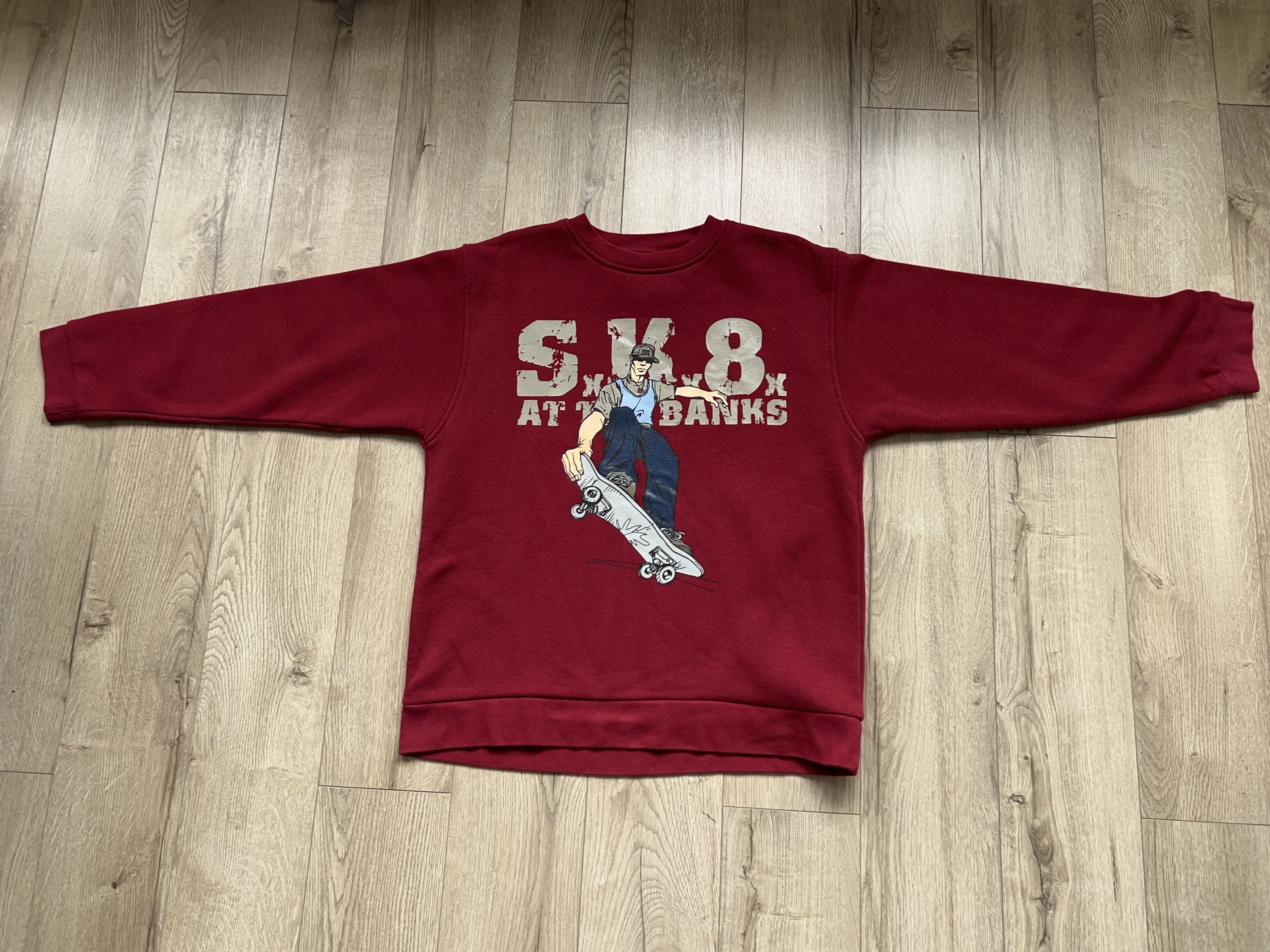Vintage Mens BAD+MAD Hardwear Skate Y2K Sweatshirt Pullover Size S-M Size US S / EU 44-46 / 1 - 4 Thumbnail