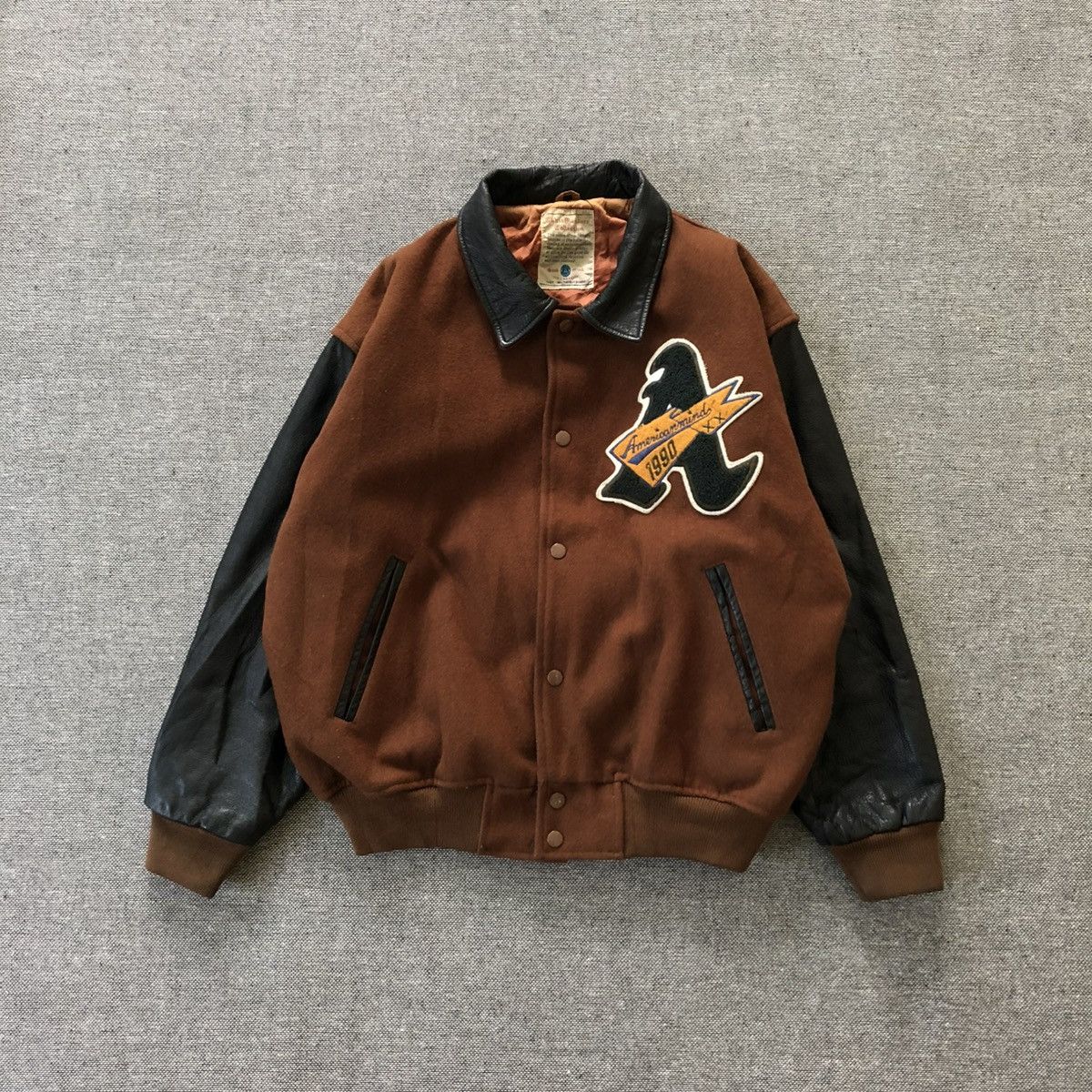 Vintage EASYRISE by Cubic Measure Embroidered Design Varsity Jacket Size US M / EU 48-50 / 2 - 1 Thumbnail