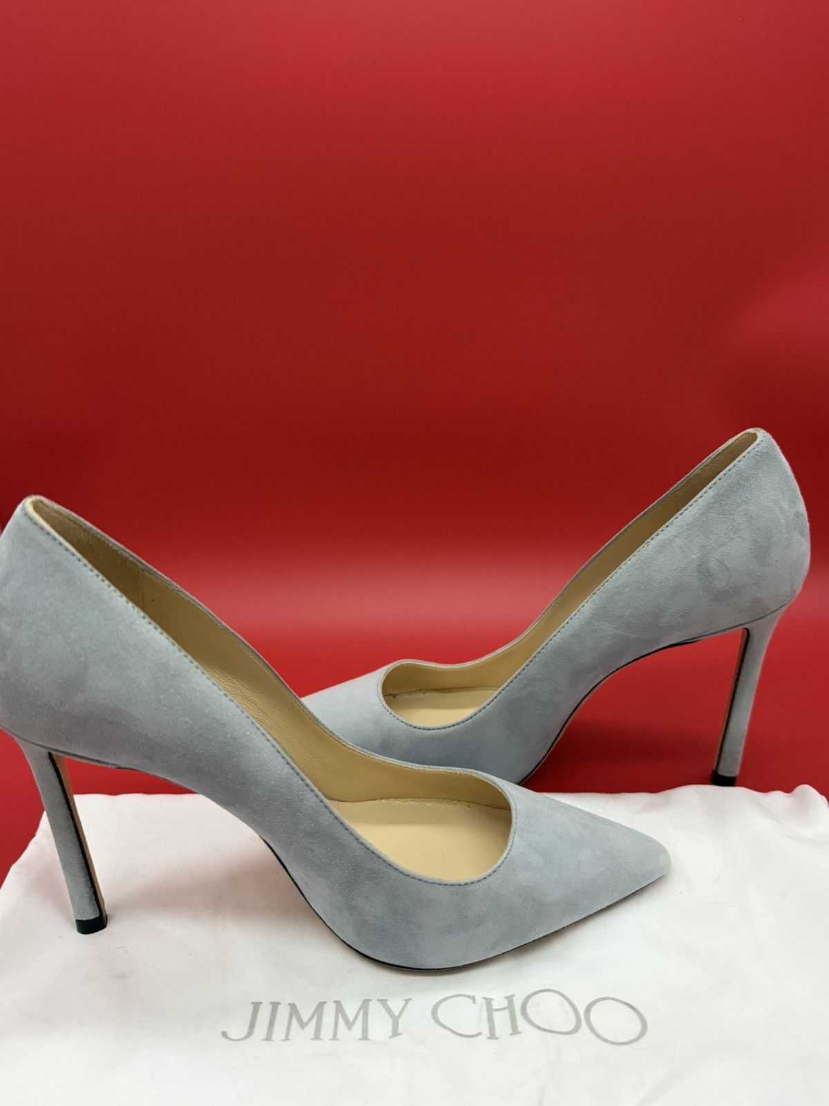 Jimmy Choo Suede Jimmy Choo heels (35) Size US 4.5 / IT 34.5 - 3 Thumbnail