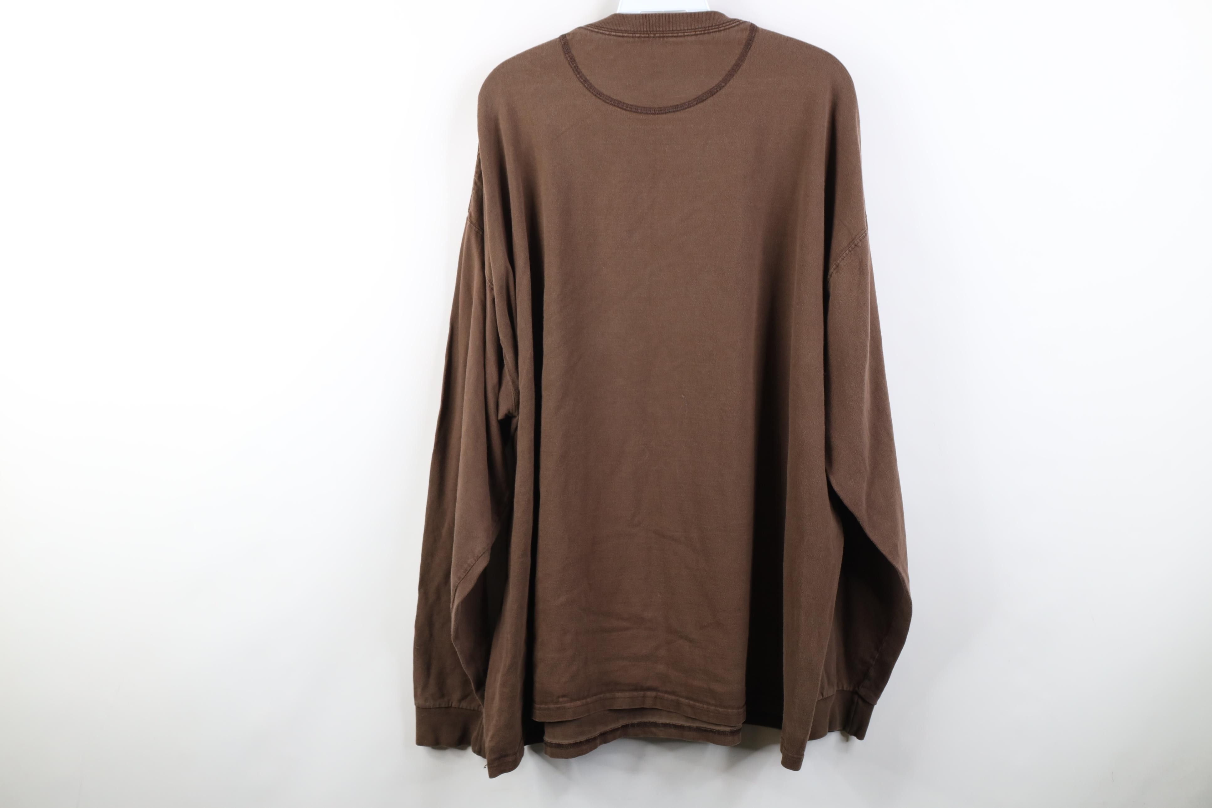 Russell Athletic Vintage Y2K Russell Athletic Cotton Long Sleeve T-Shirt Size US XXL / EU 58 / 5 - 16 Thumbnail