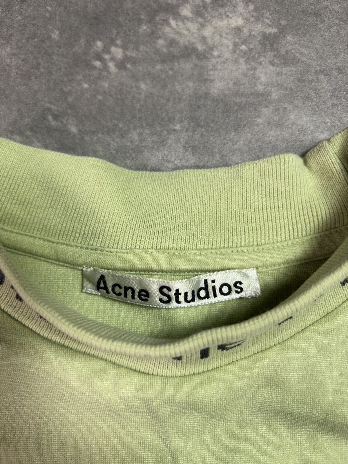 Acne Studios Acne Studios Logo Collar Slim Tee S M Size US XS / EU 42 / 0 - 7 Thumbnail