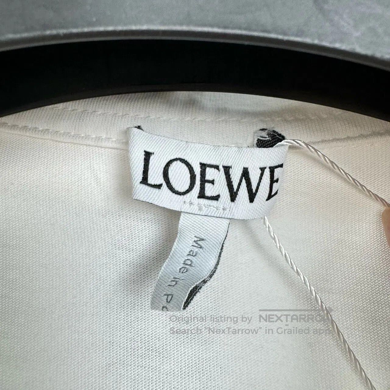 Loewe white embroidered logo short sleeve polo. Size XS / US 0-2 / IT 36-38 - 3 Thumbnail