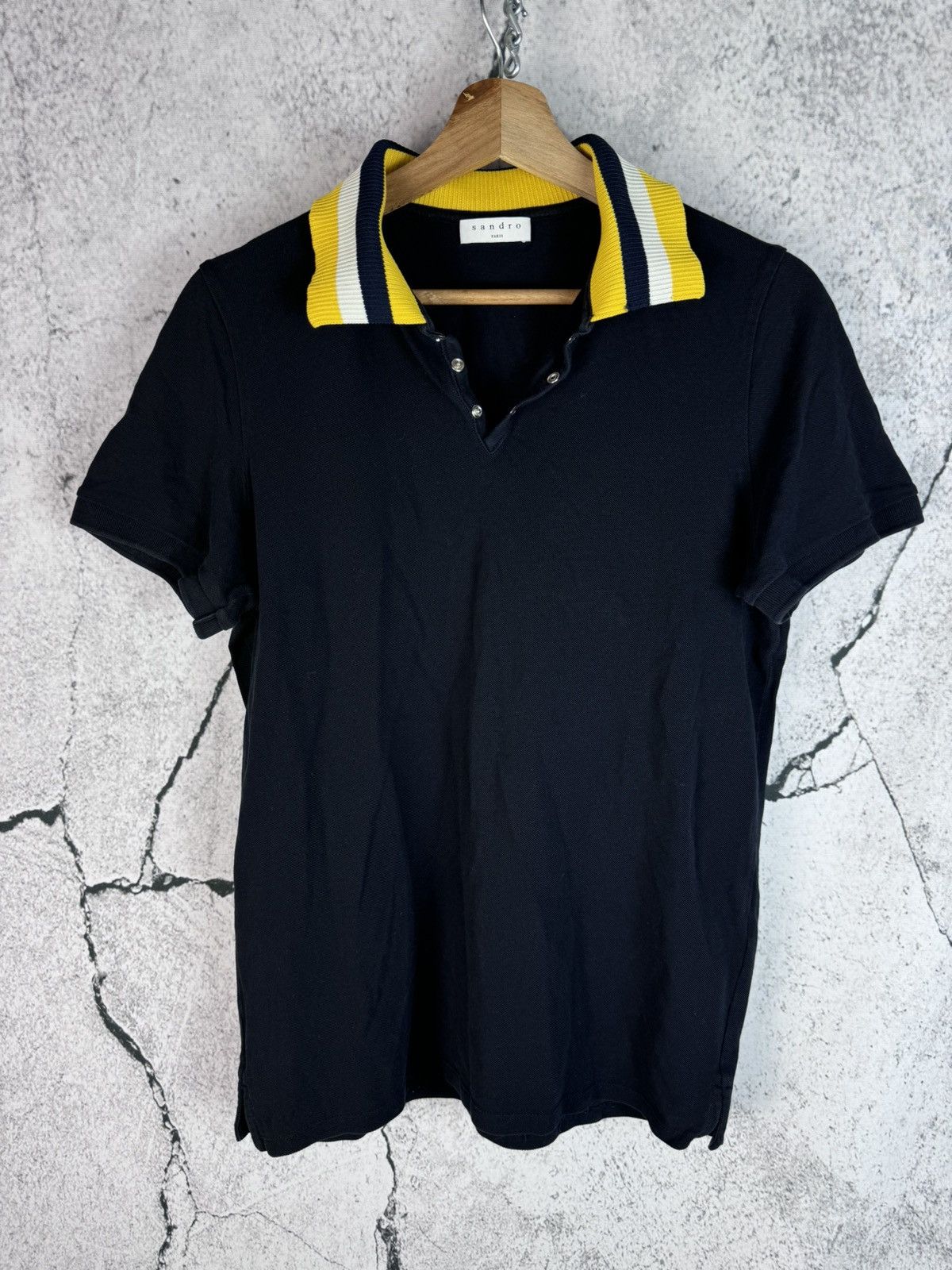 Sandro Sandro Polo shirt rare archive designer piece Size US S / EU 44-46 / 1 - 1 Thumbnail